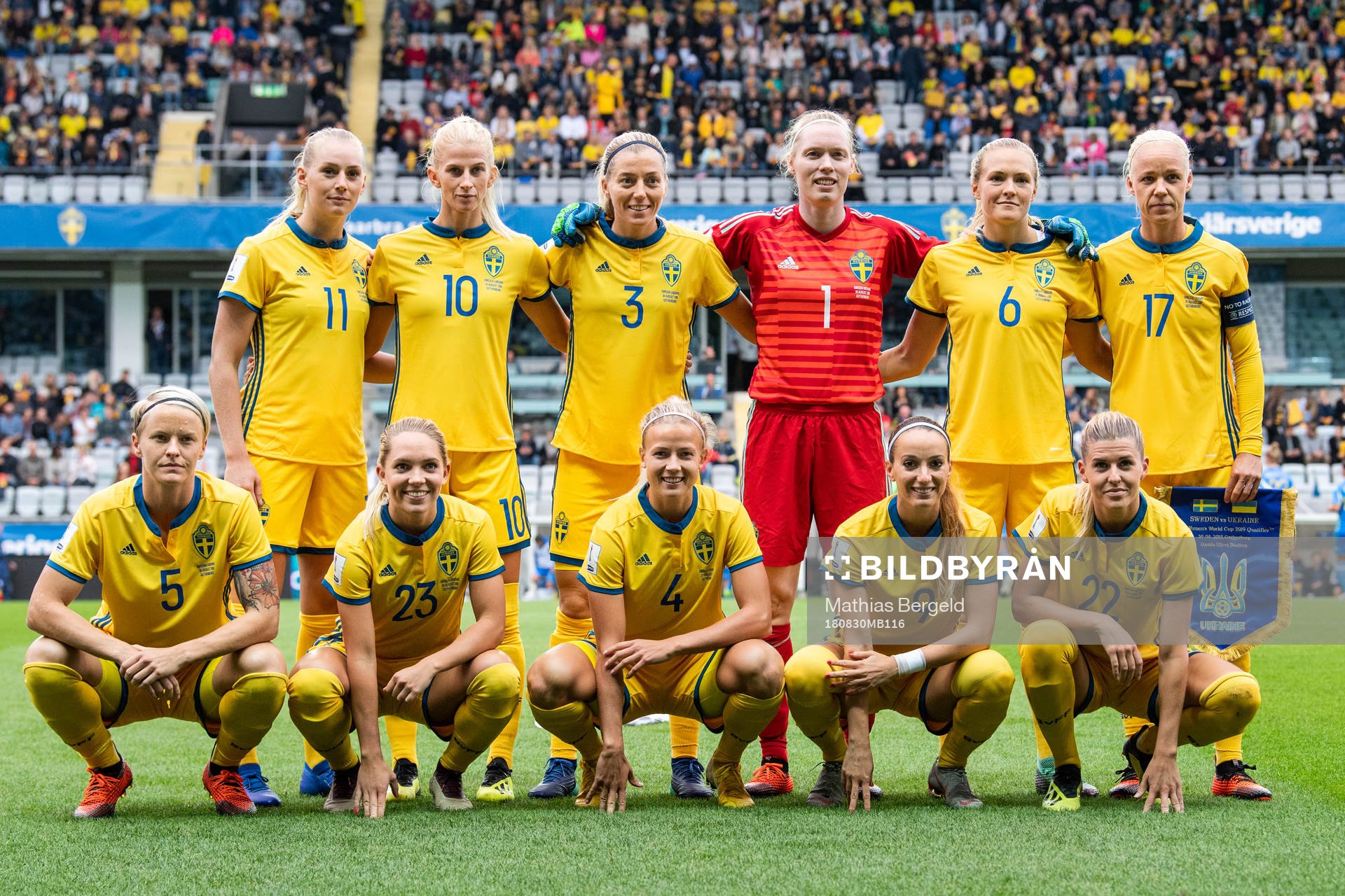 Stina Blackstenius, Sofia Jakobsson, Linda Sembrant,