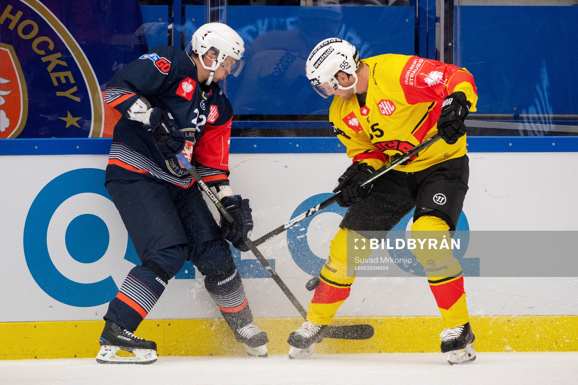 Janne Pesonen of Växjö and Calle Andersson of Berns