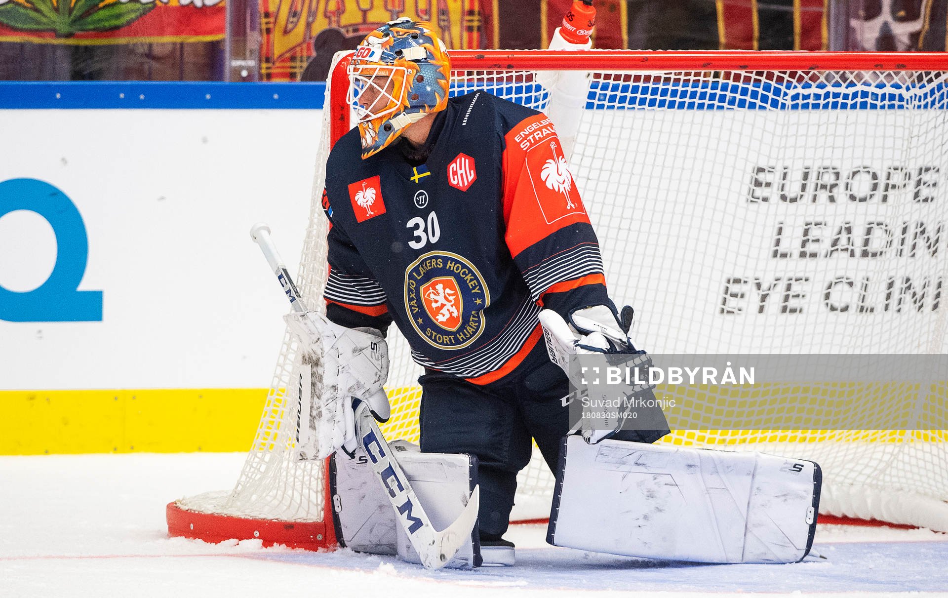 Goalkeeper Viktor Fasth of Växjö