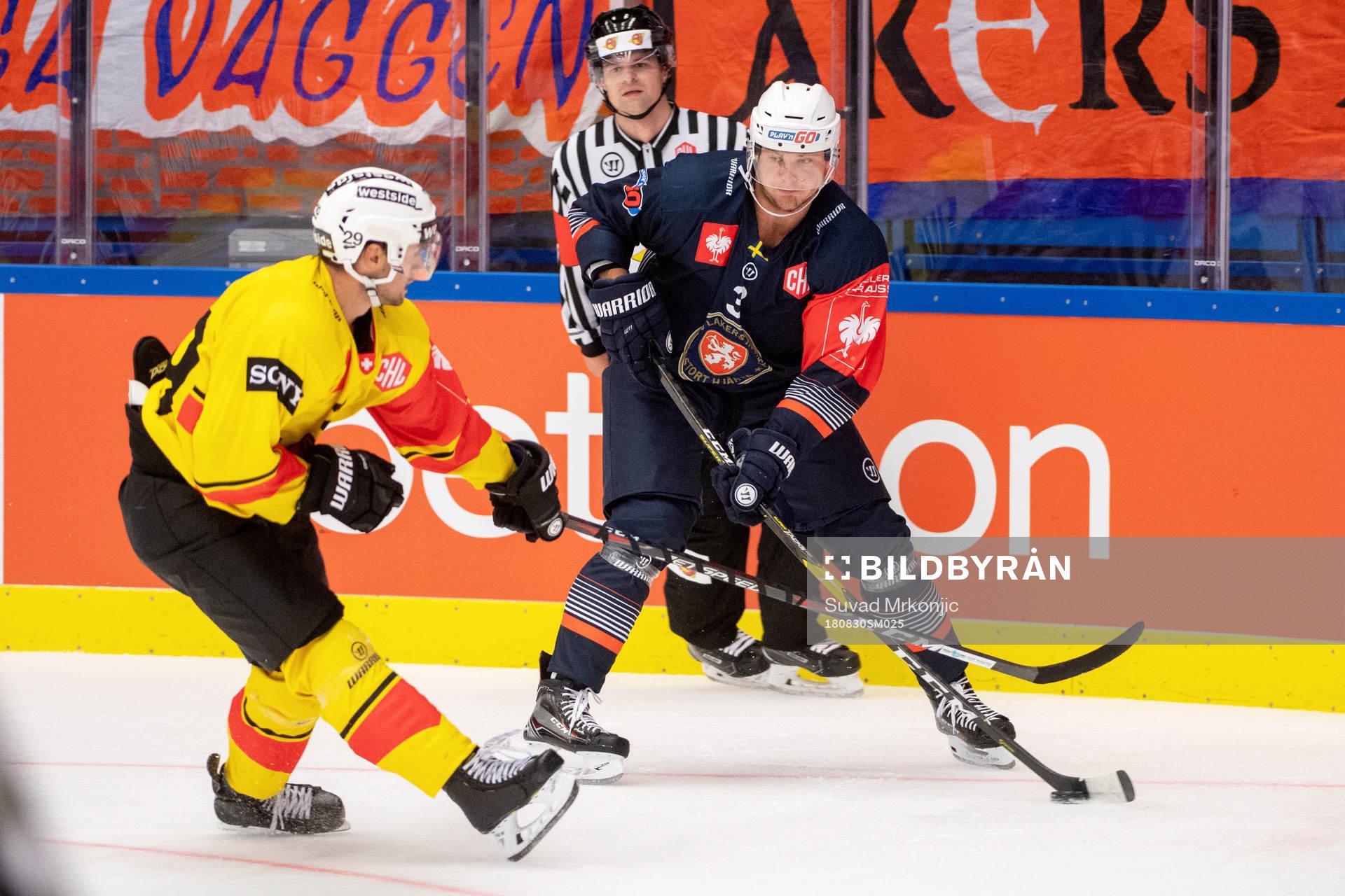 Oliver Bohm of Växjö and Daniele Grassi of Berns