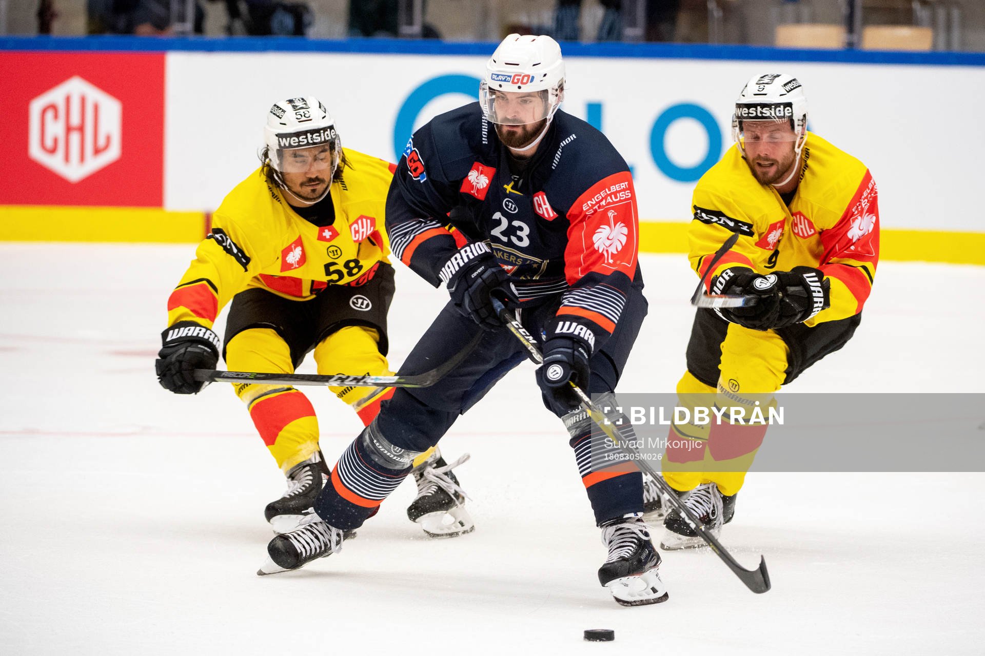 Roman Horak of Växjö and Eric Blum and Jan Mursak of Berns