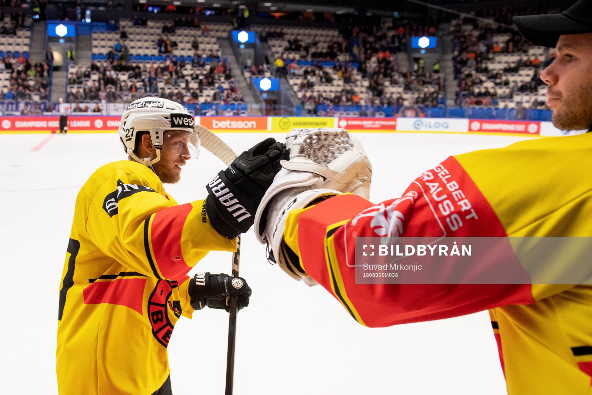 Marc Kämpf of Berns celebrates
