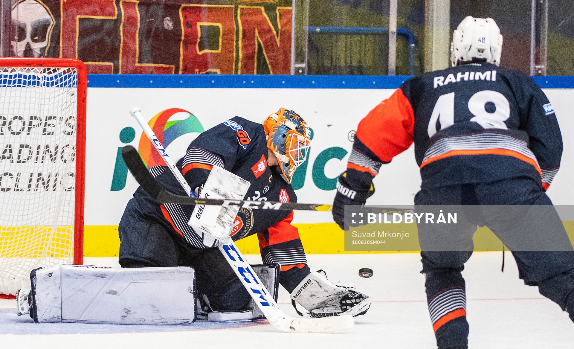 Goalkeeper Viktor Fasth of Växjö