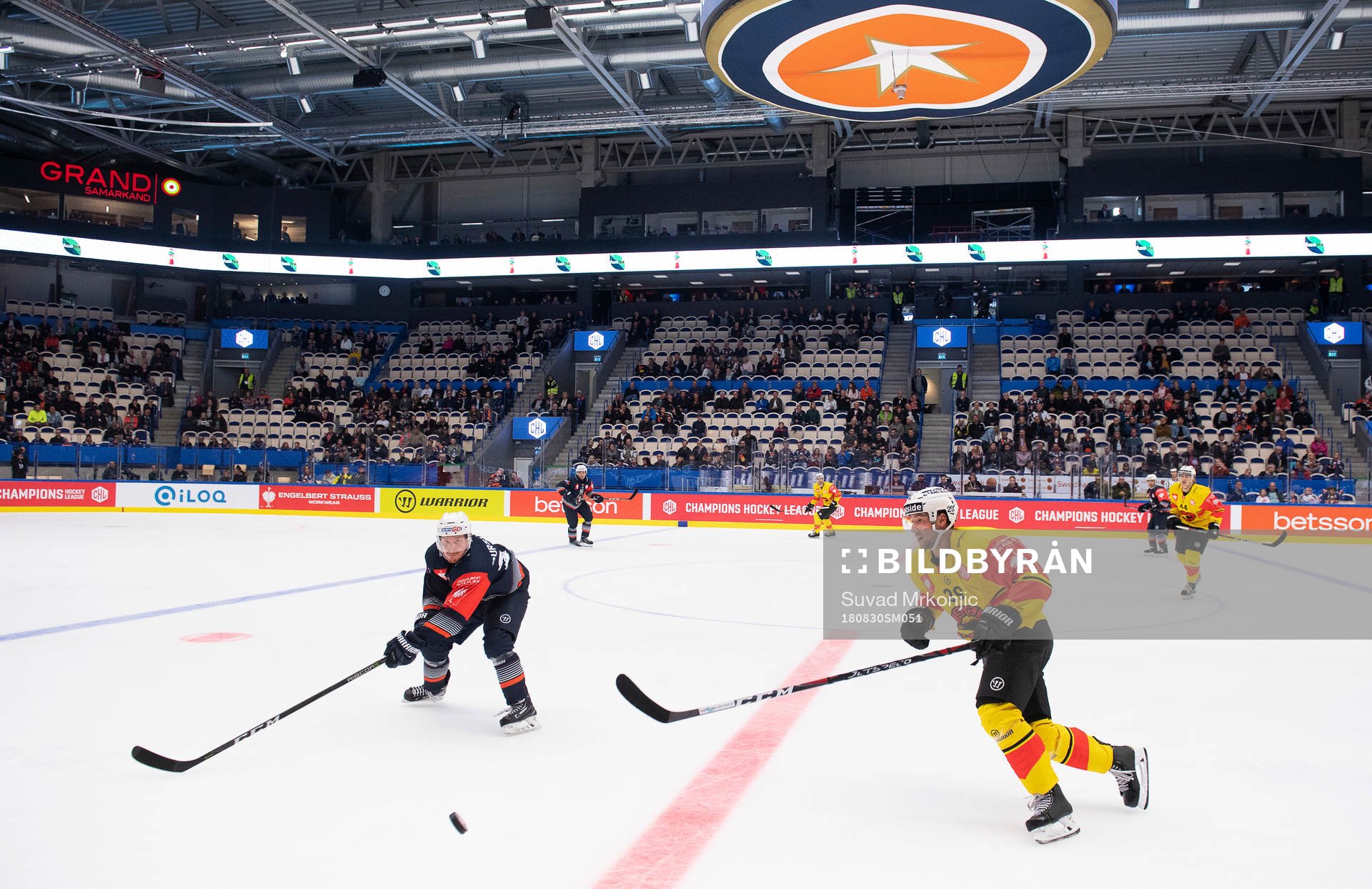 Niclas Burström of Växjö and Daniele Grassi of Bern