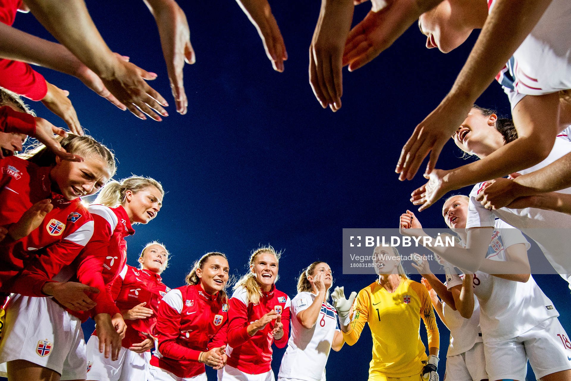 Goalkeeper Cecilie Fiskerstrand, Ingrid Marie Spord, Synne