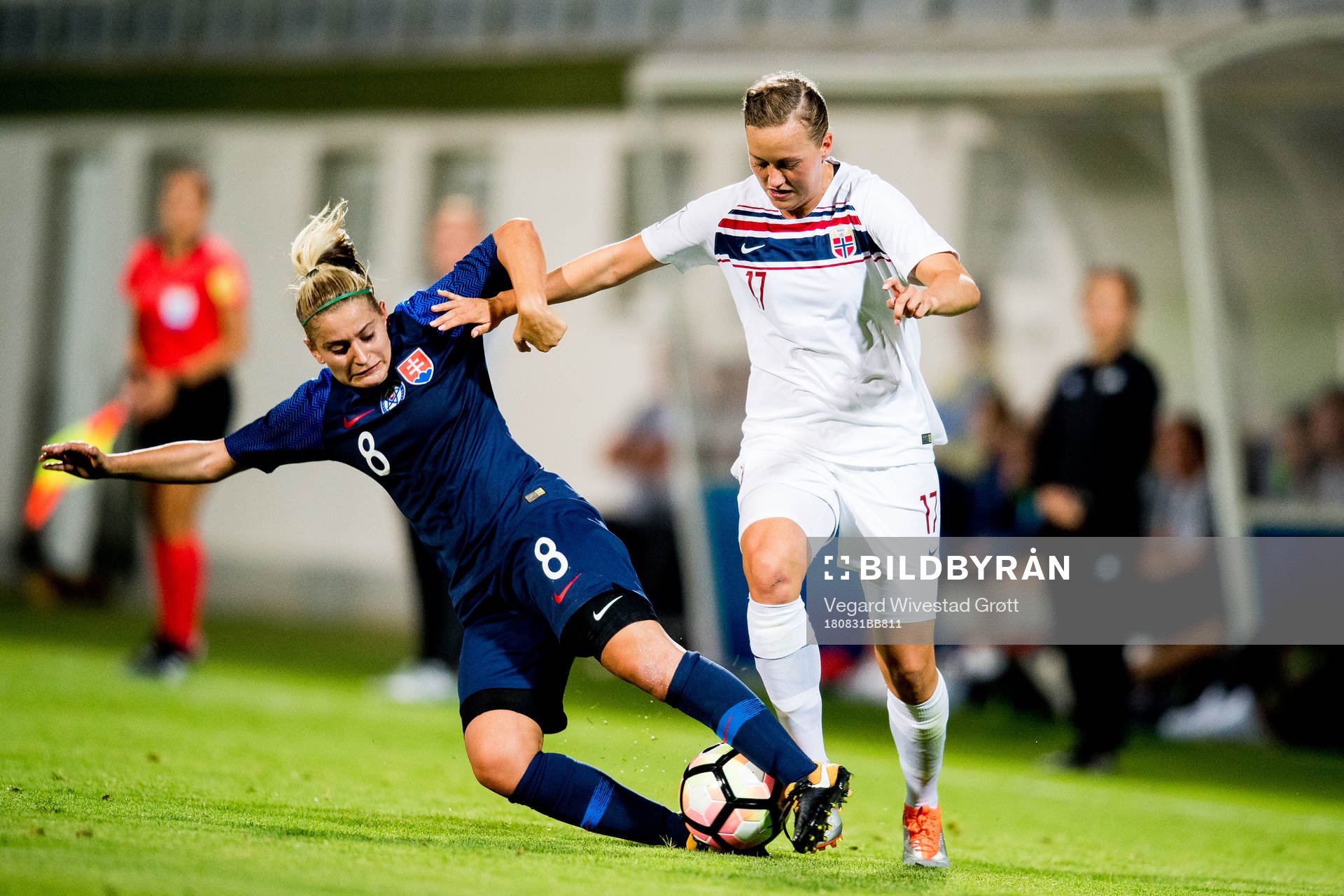 Klaudia Fabova of Slovakia and Kristine Minde of Norway