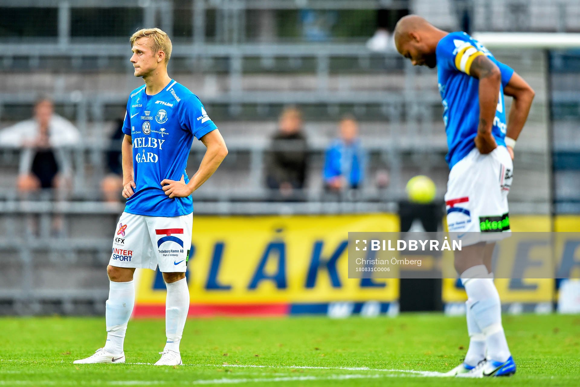 Trelleborgs Erik Andersson och Salif Camara Jönsson deppar