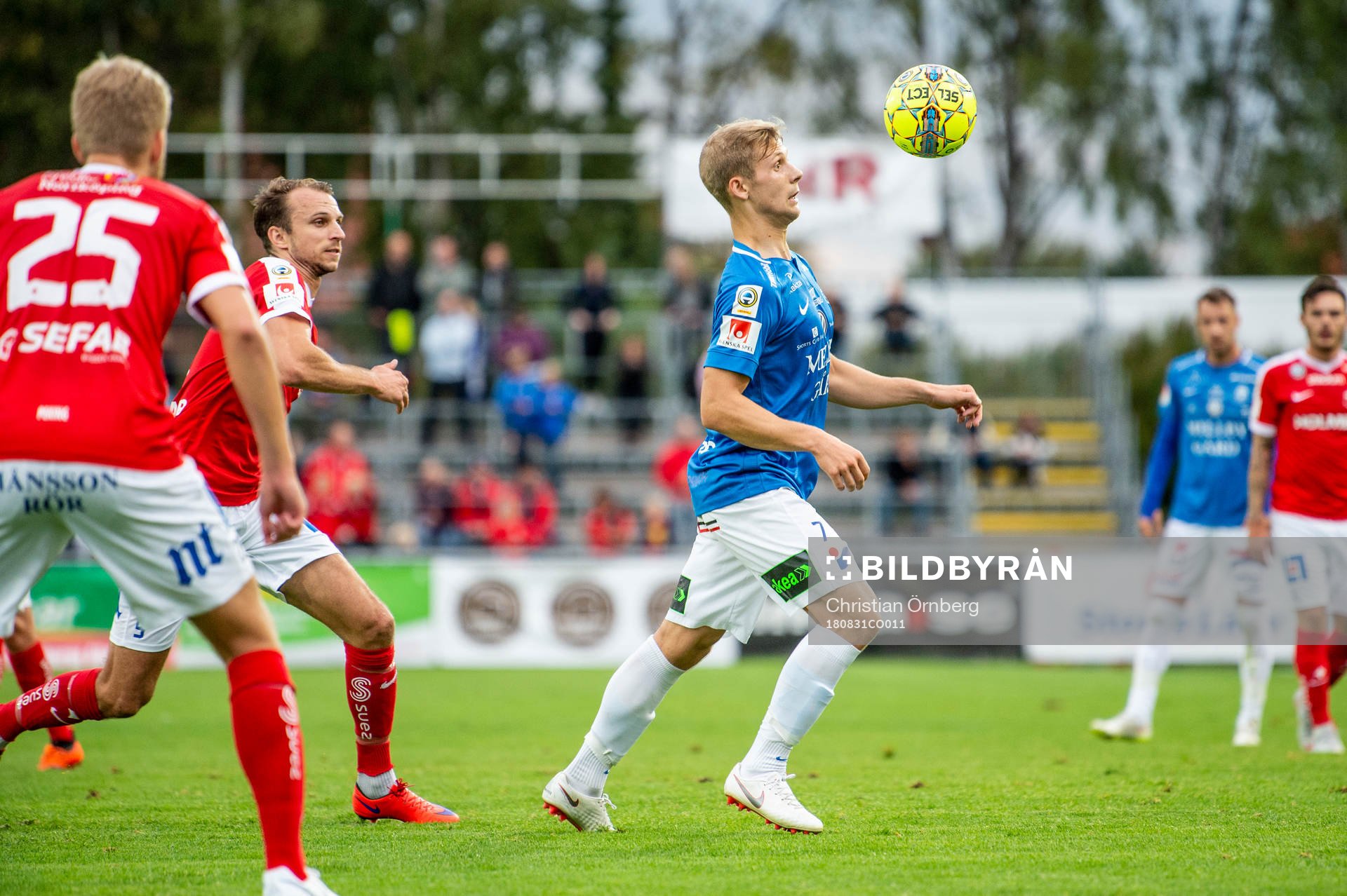 Trelleborgs Erik Andersson mot Norrköpings Lars Christian