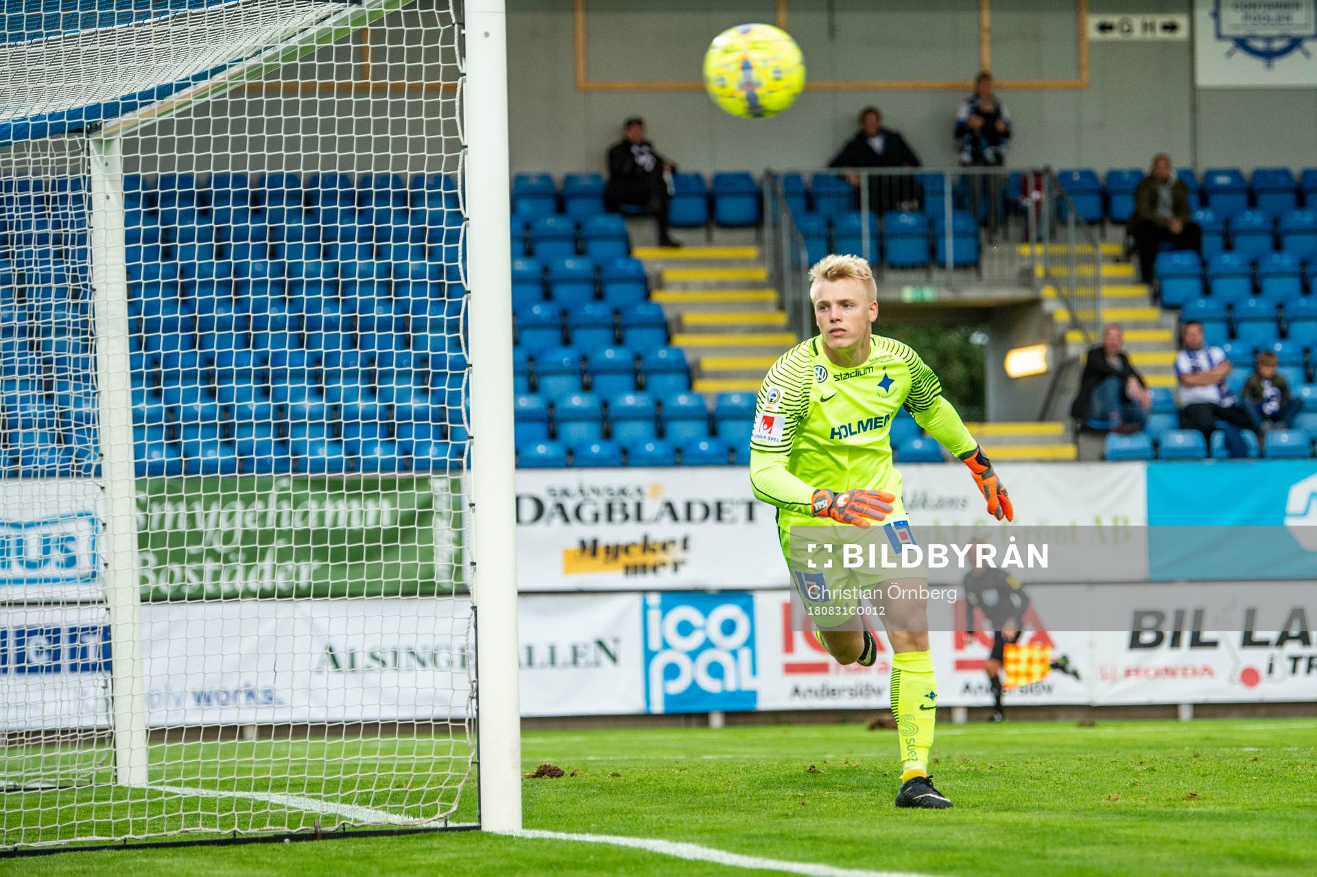 Norrköpings målvakt Isak Pettersson