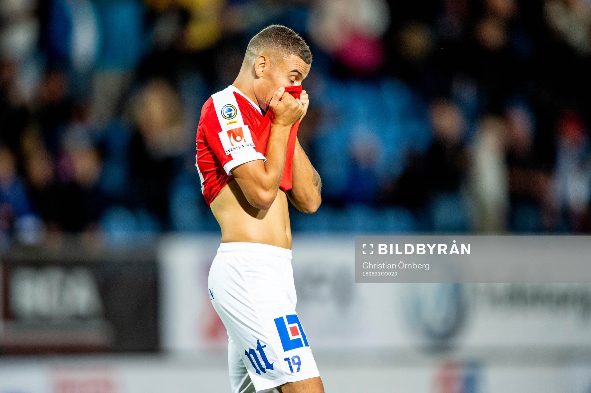 Norrköpings Jordan Larsson deppar