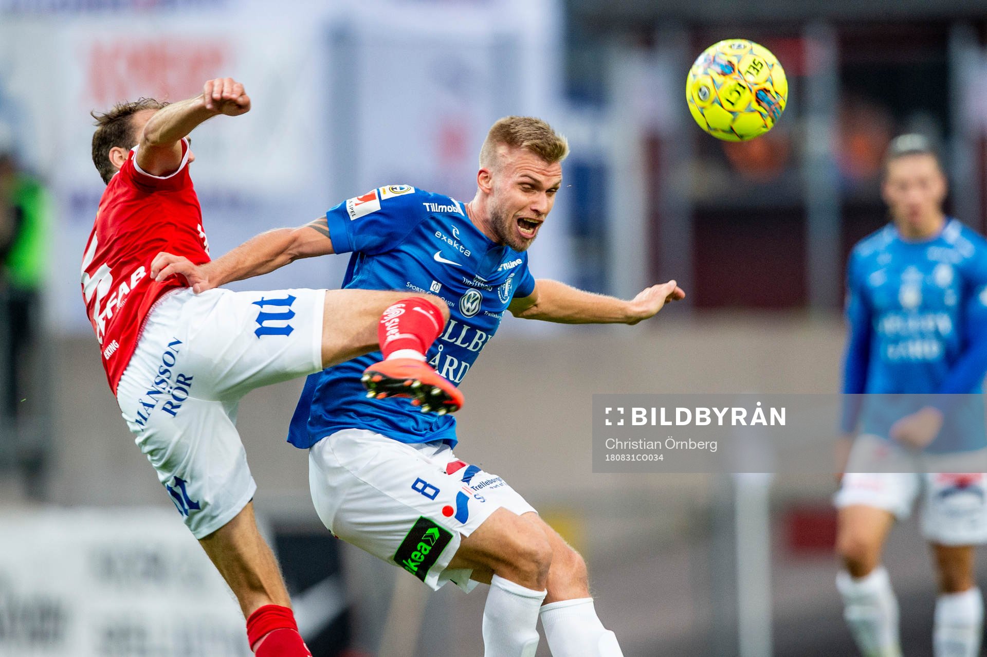 Norrköpings Lars Christian Krogh Gerson mot Trelleborgs