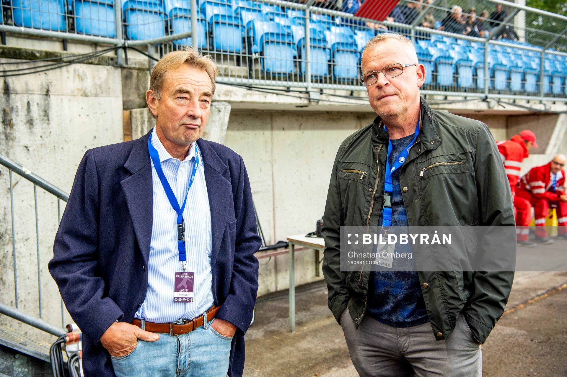 Tom Prahl och Sveriges förbundskapten Janne Andersson