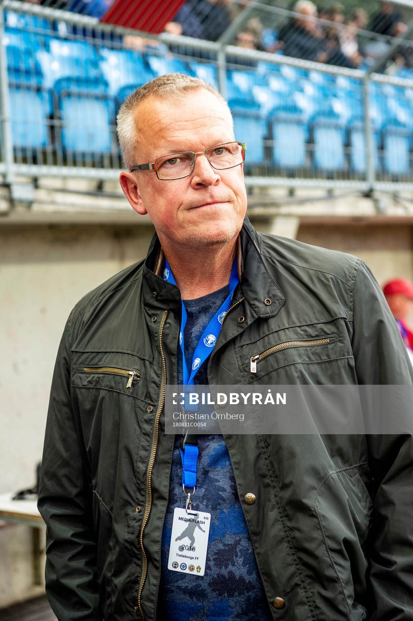 Sveriges förbundskapten Janne Andersson innan
