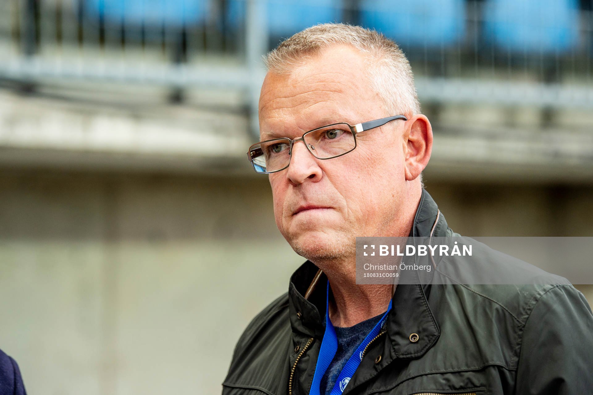 Sveriges förbundskapten Janne Andersson innan