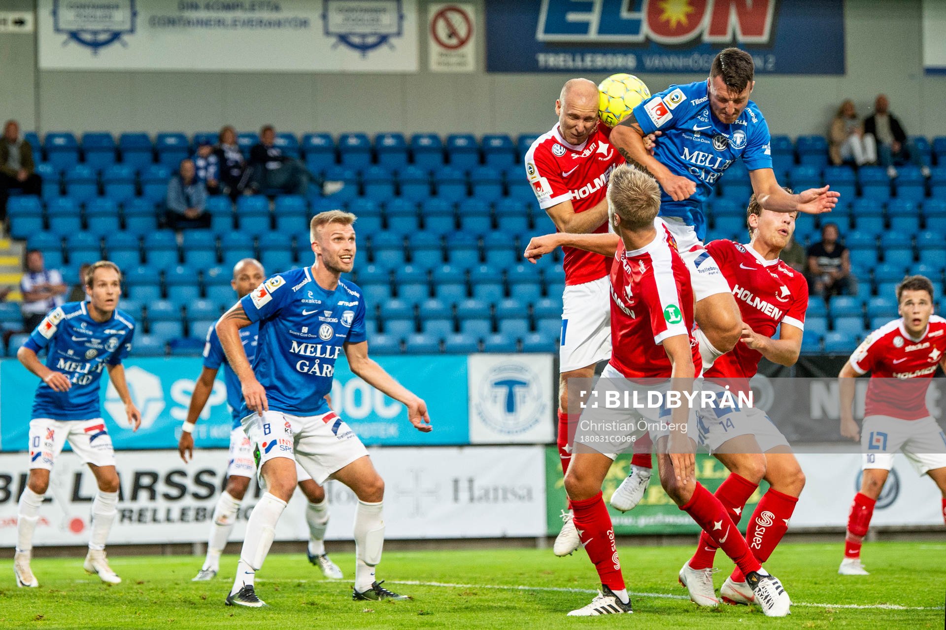 Trelleborgs Robin Nilsson mot Norrköpings Andreas
