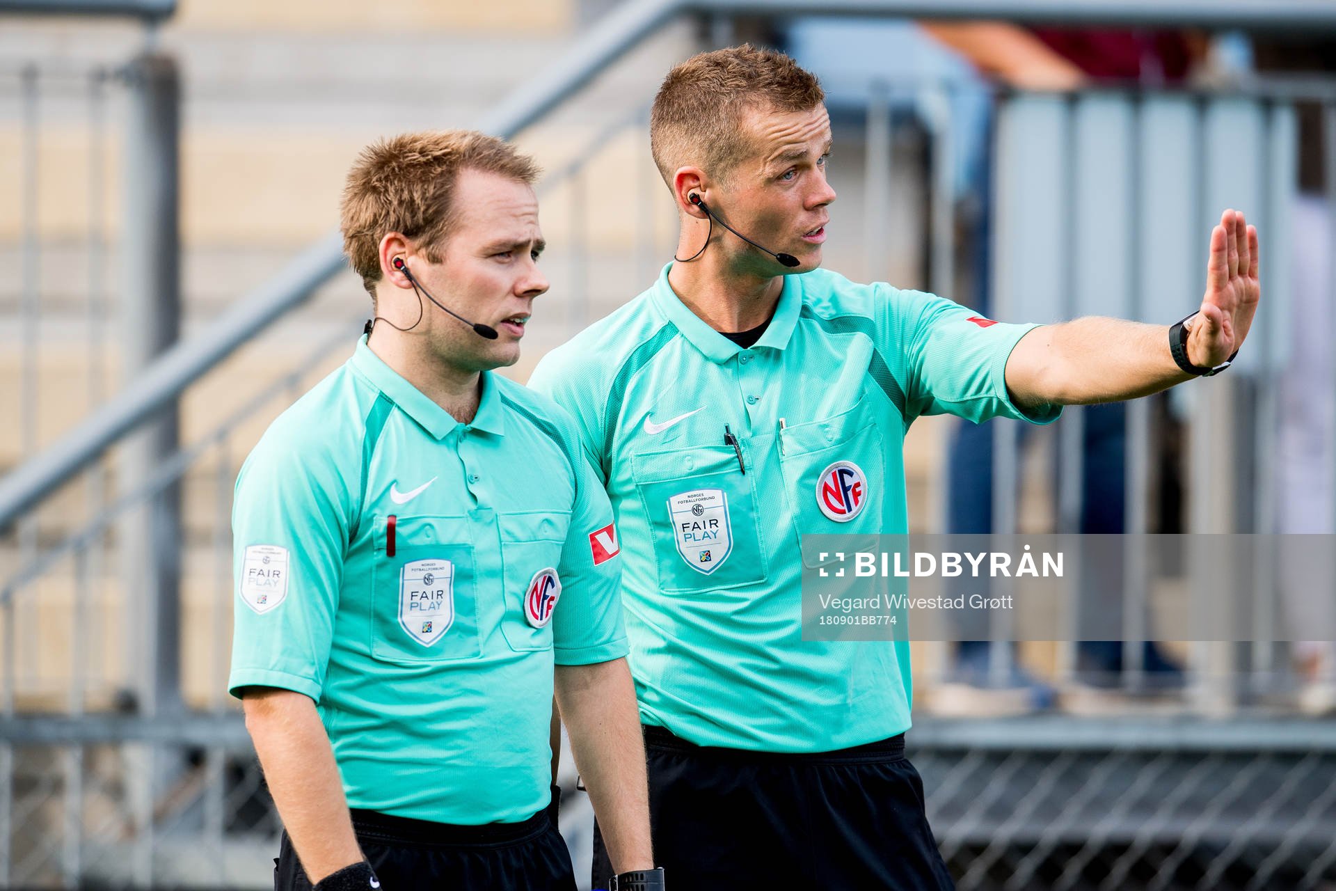 Referee Sigurd Smehus Kringstad