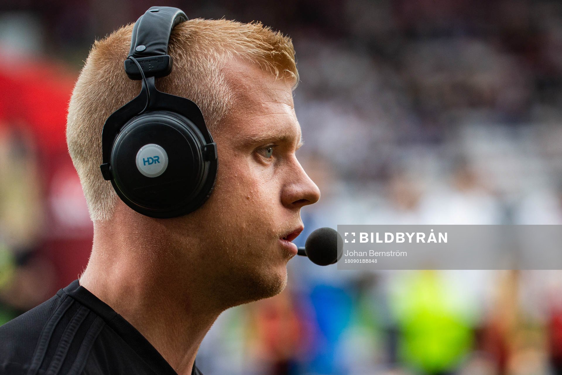 Östersunds målvaktstränare Linus Eriksson innan