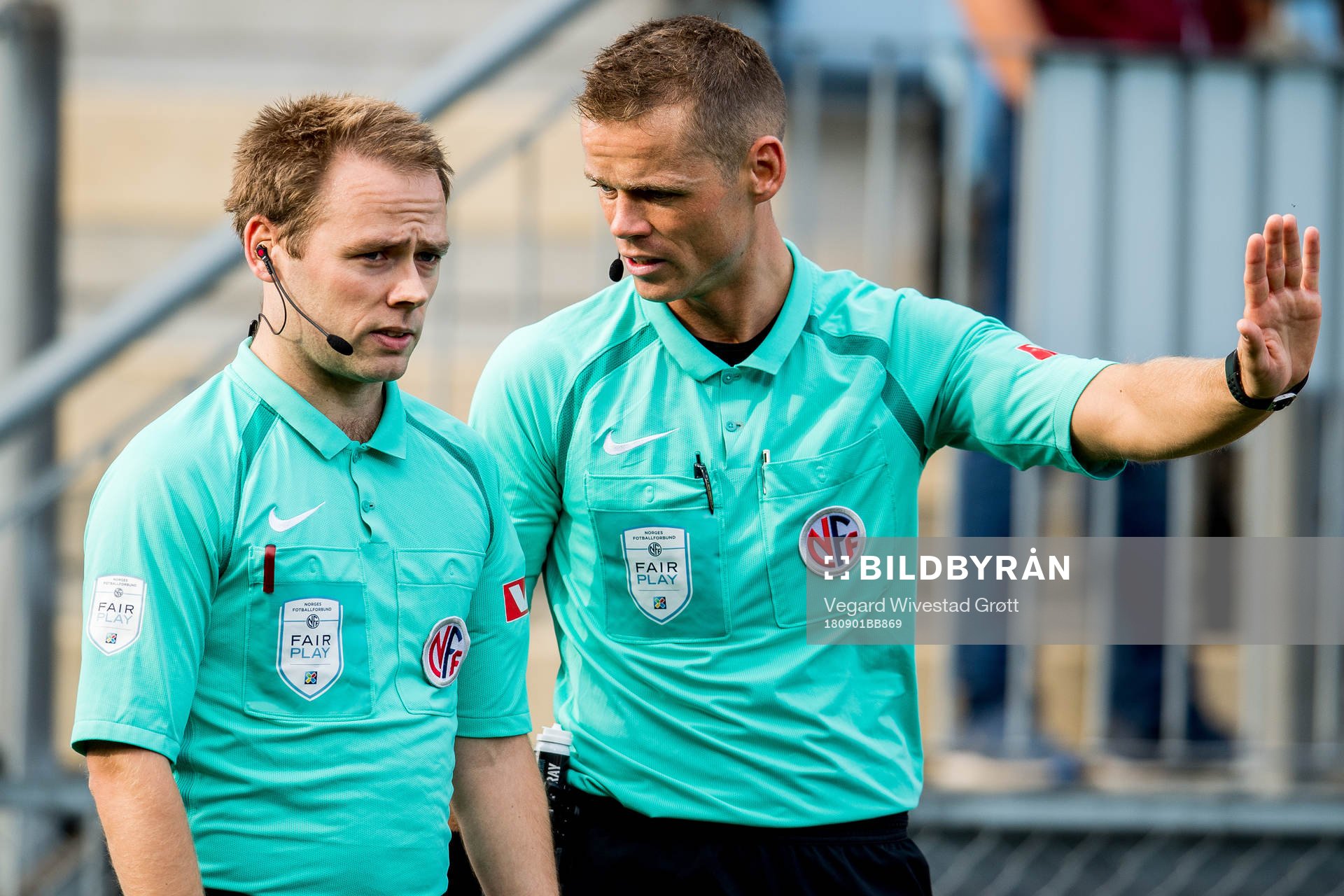 Referee Sigurd Smehus Kringstad