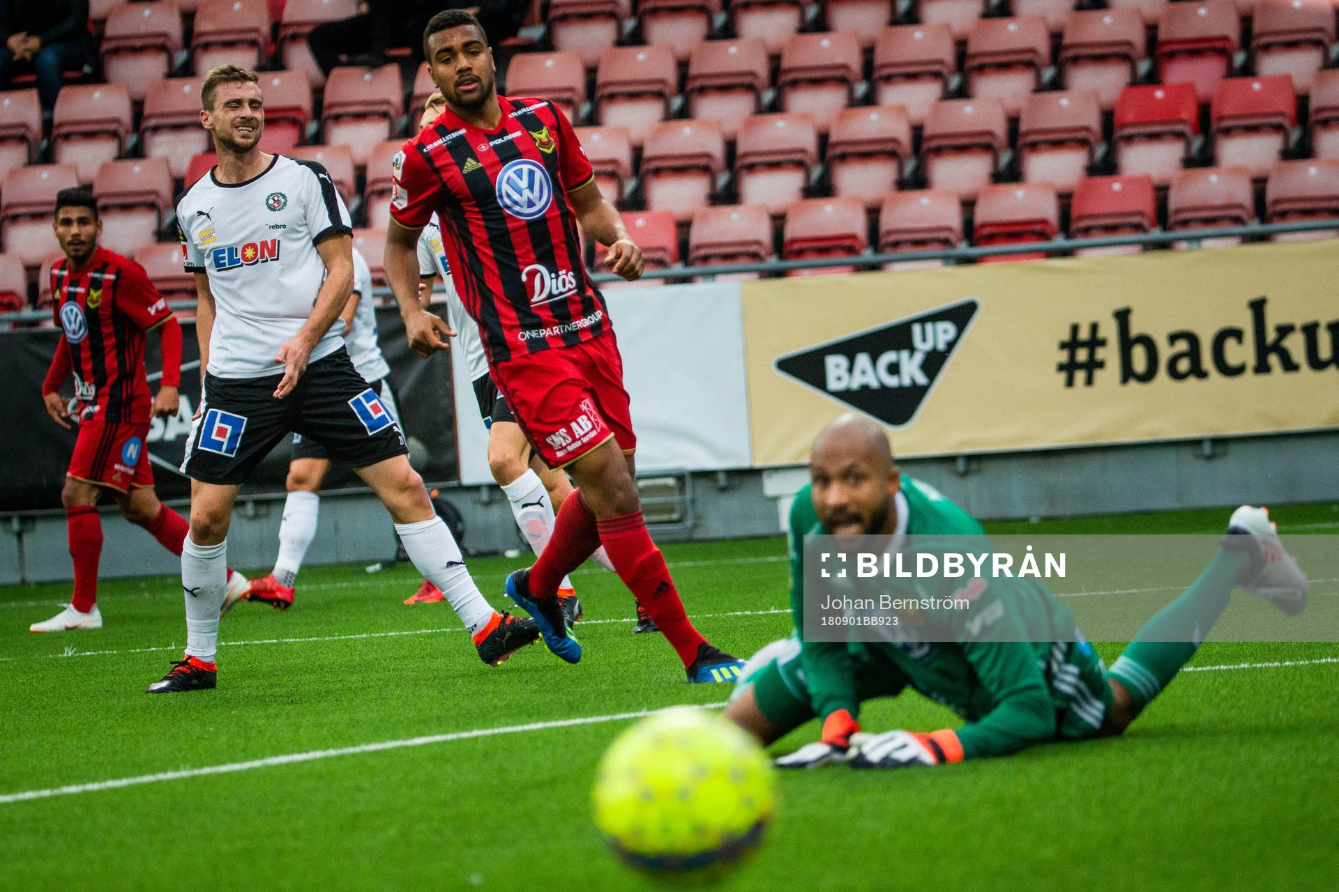 Örebros Filip Rogic testar skott