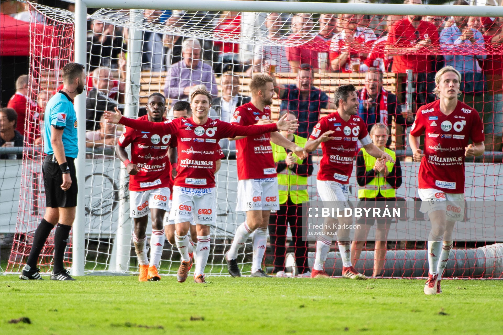Degerfors Kevin Wright, Nikola Ladan, Erik Björndahl,