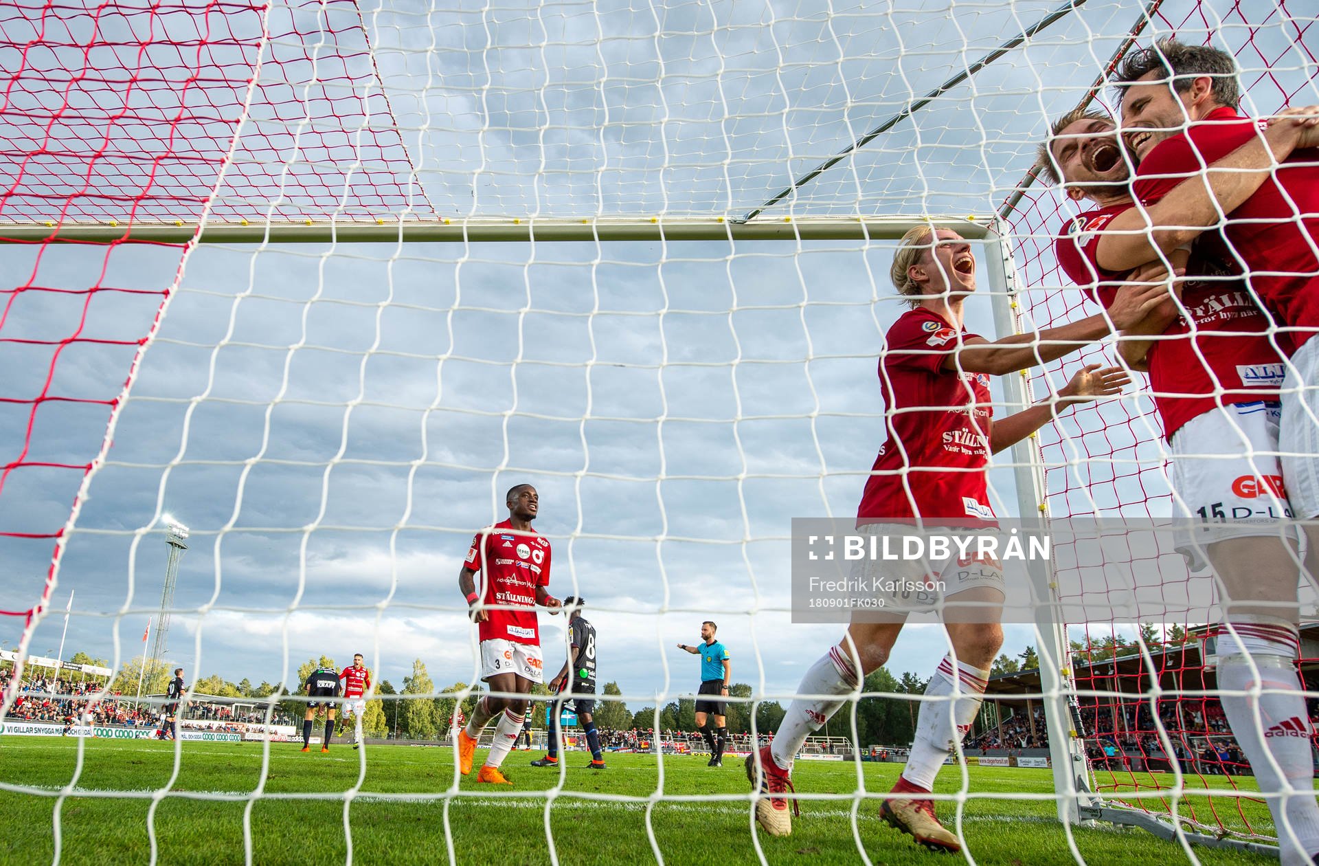 Degerfors Kevin Wright, Viktor Götesson, Erik Björndahl