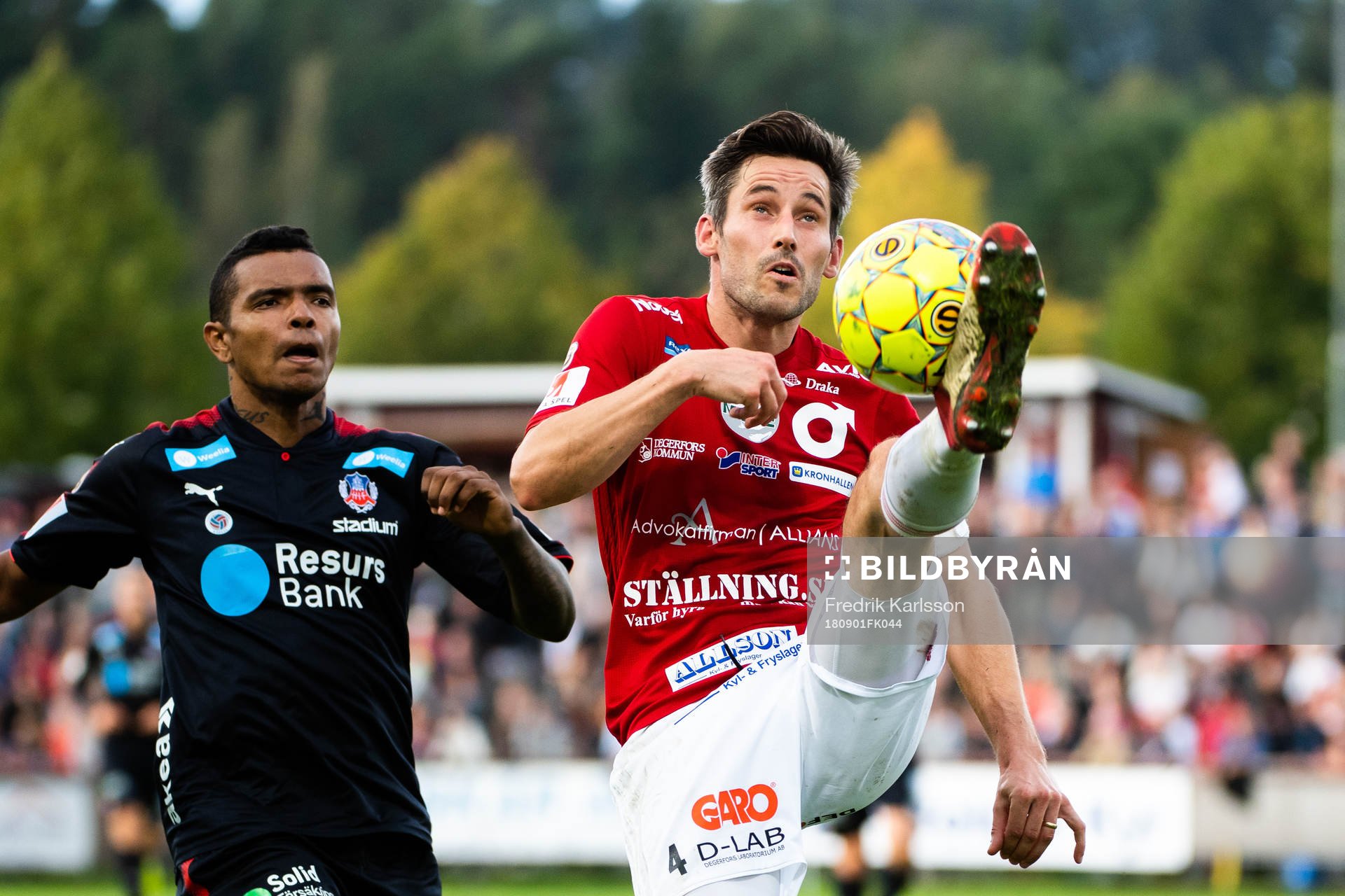 Helsingborgs Wanderson Do Carmo och Degerfors Marcus de