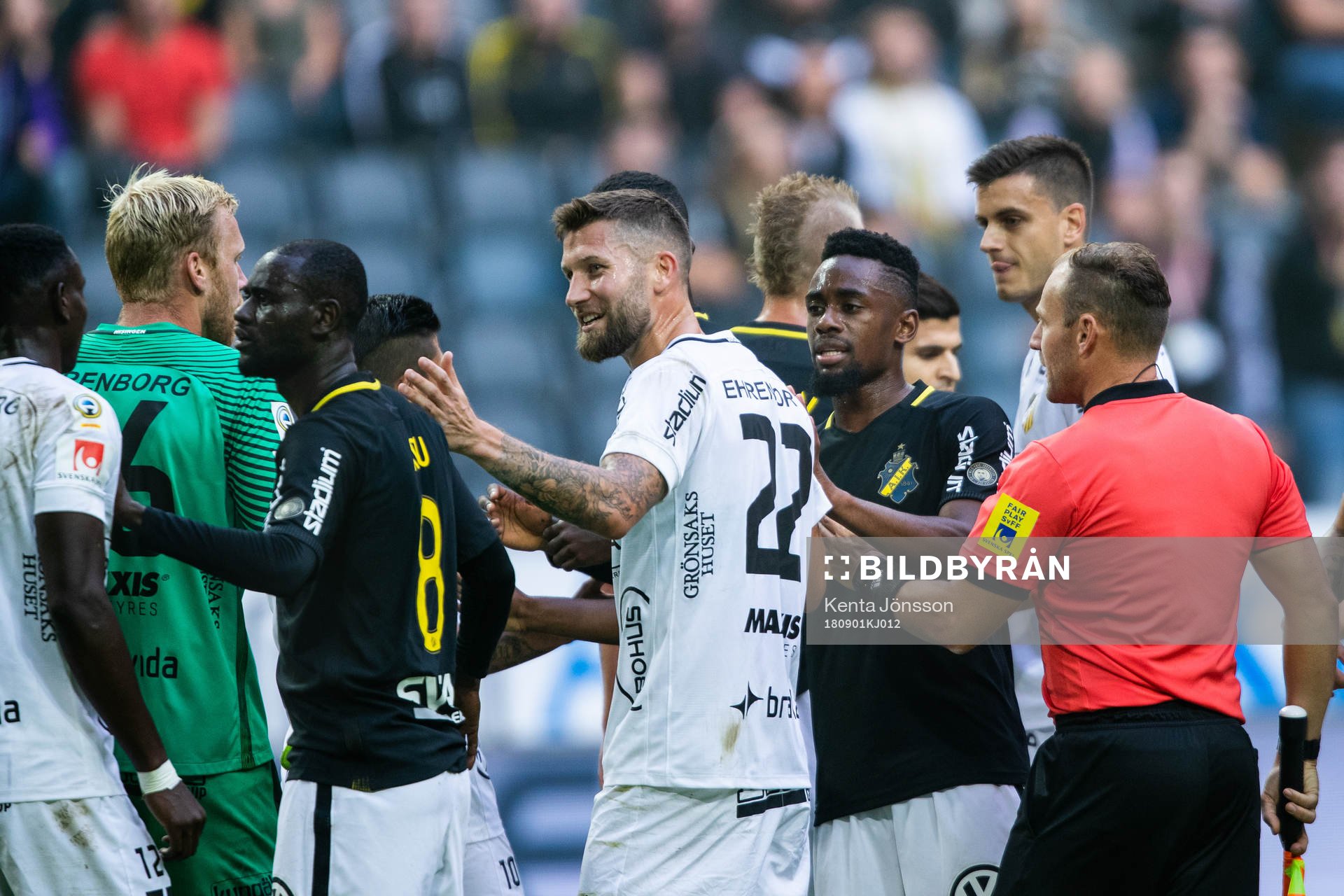 Ett bråk uppstår mellan spelarna