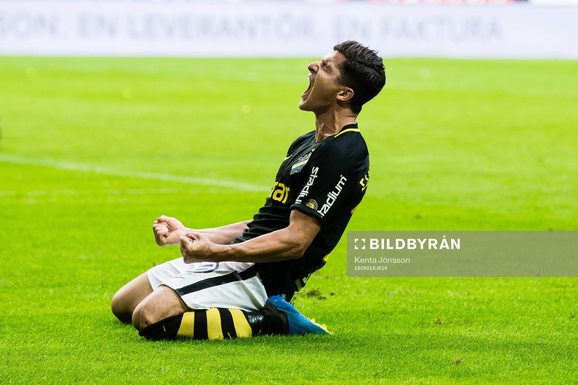 s Tarik Elyounoussi jublar