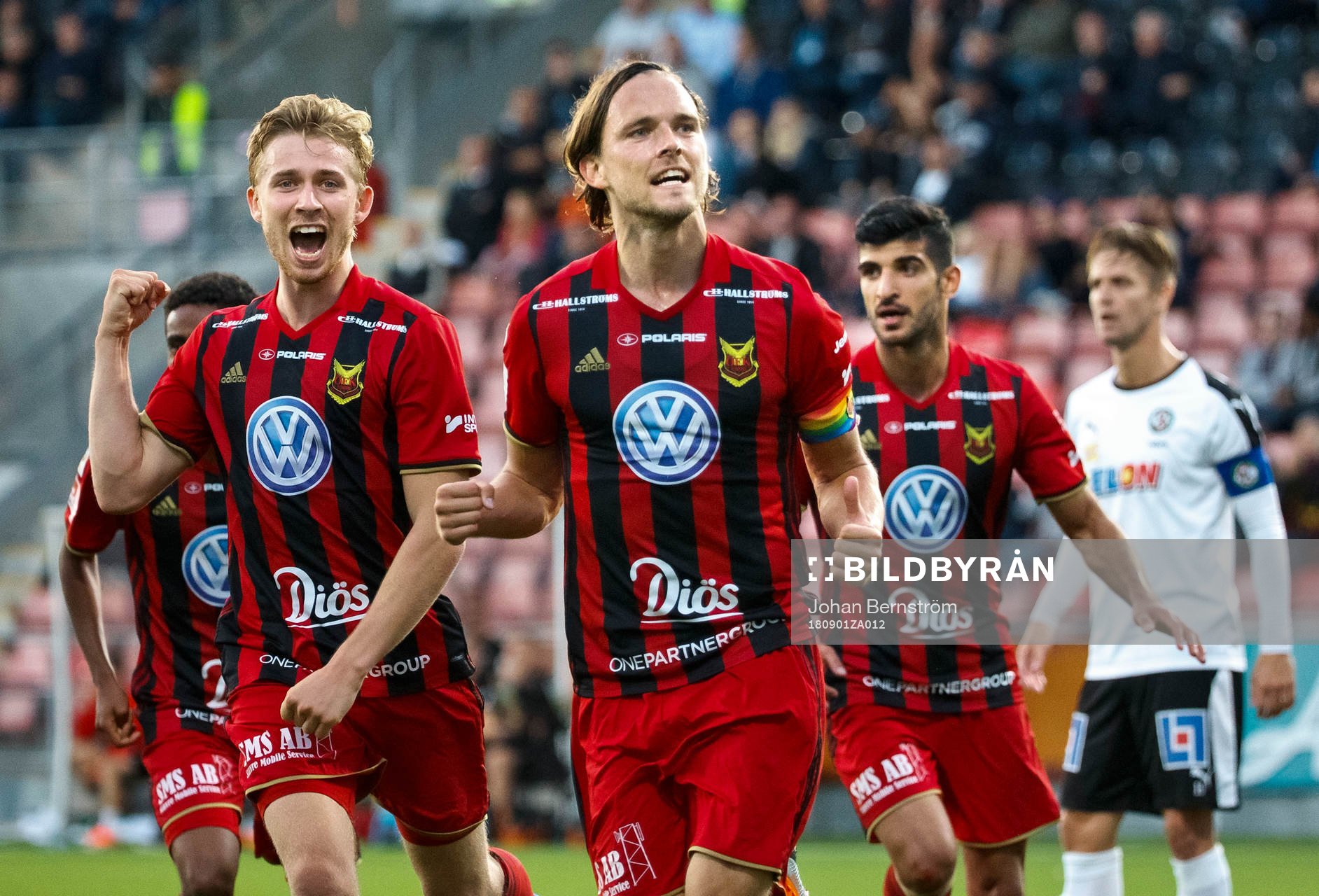 Östersunds Ludvig Fritzson och Tom Pettersson jublar vid