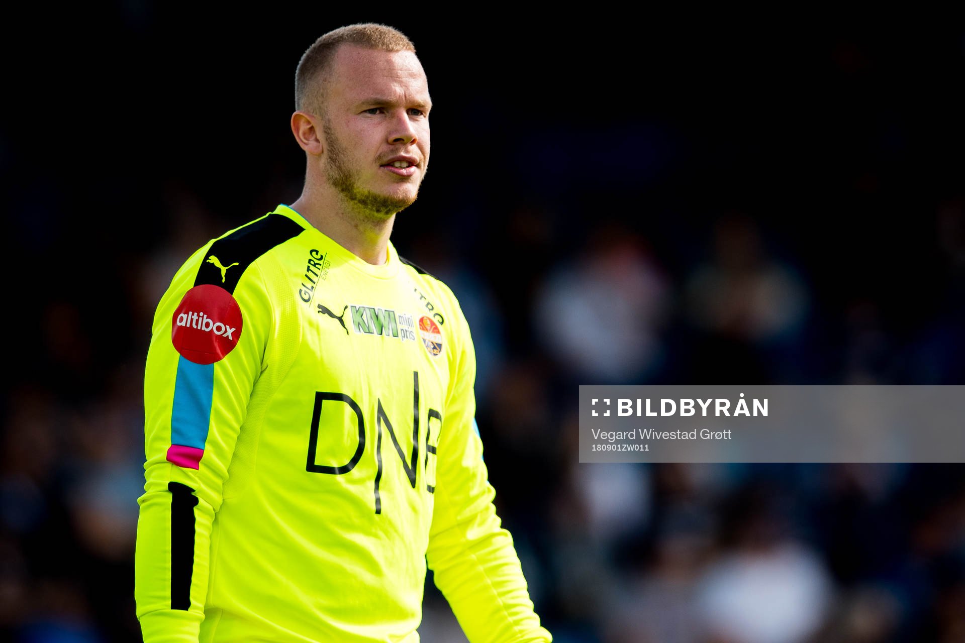 Goalkeeper Pål Heigre of Strømsgodset