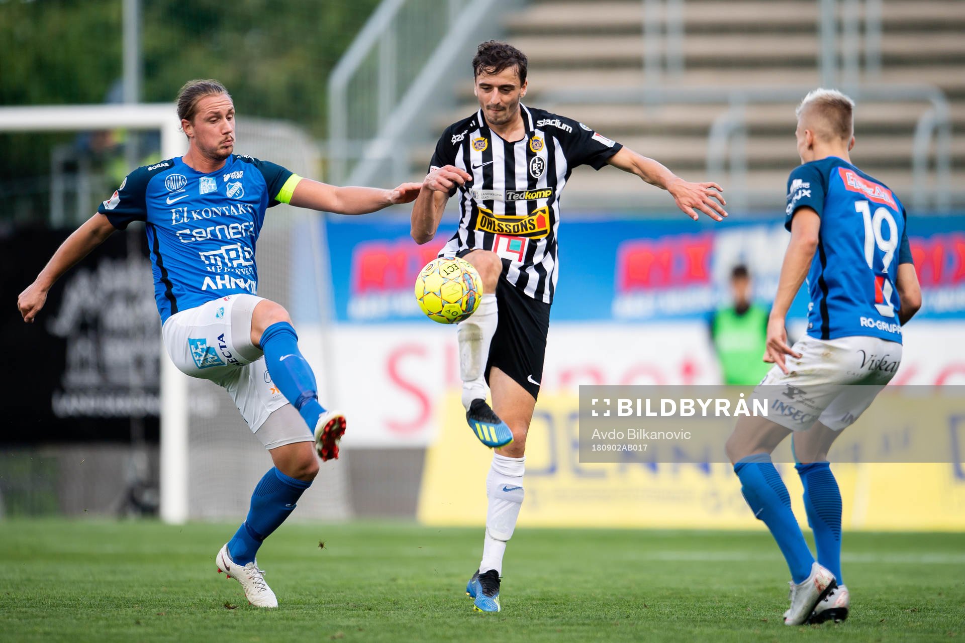 Landskronas Jetmir Haliti och Norrby Marcus Översjö och
