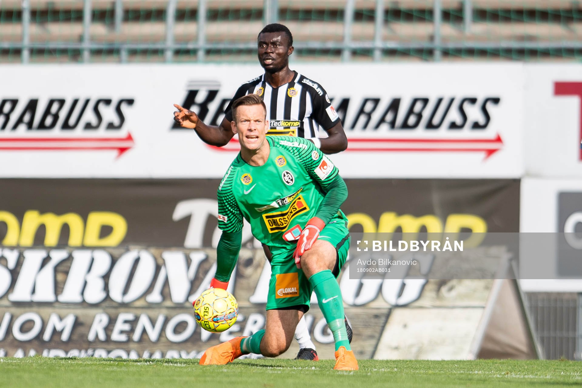 Landskronas målvakt Viktor Noring
