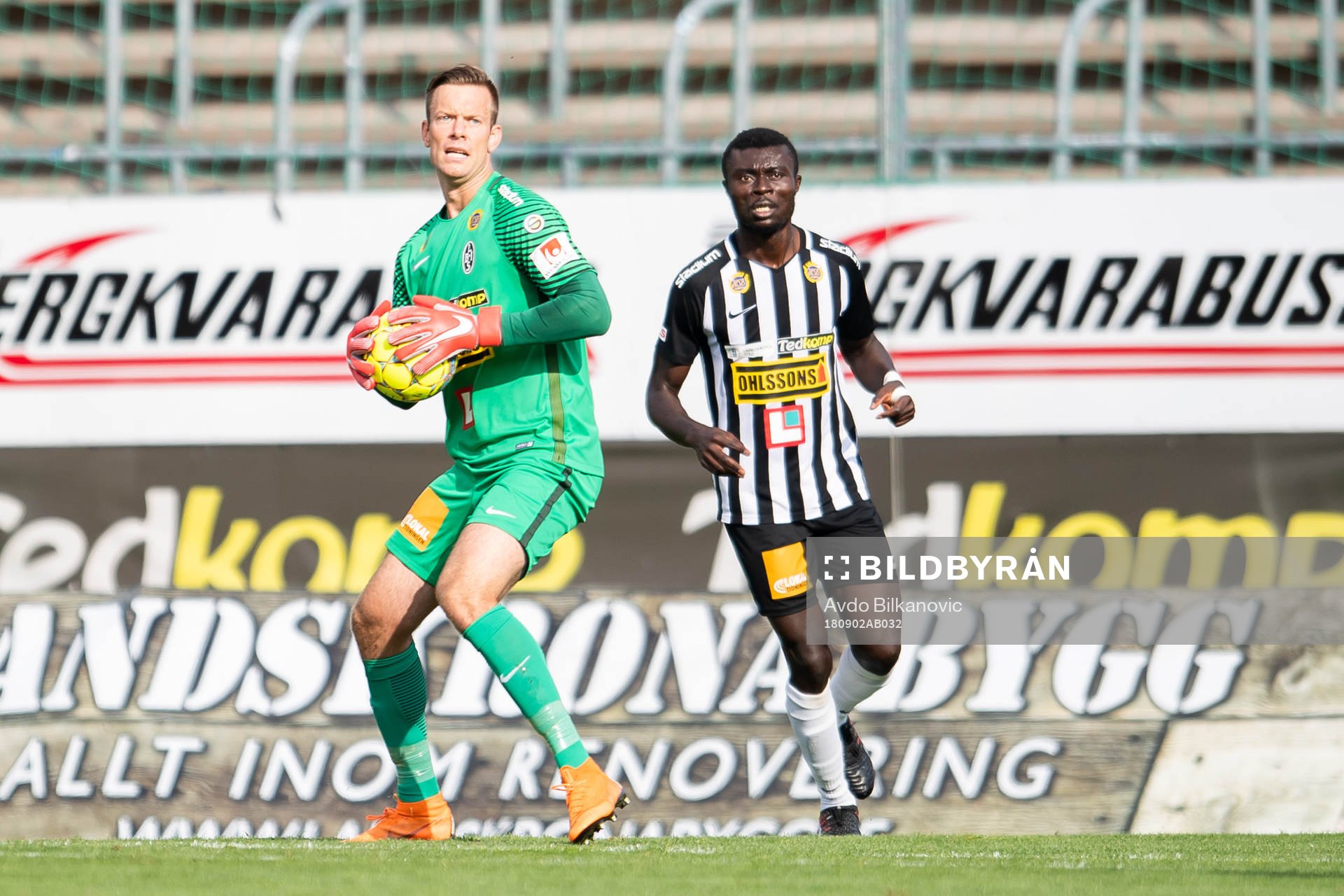 Landskronas målvakt Viktor Noring