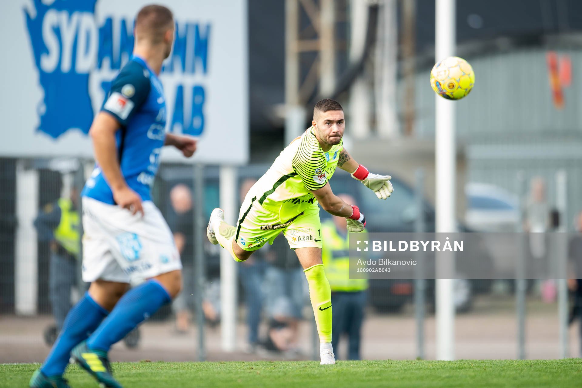 Norrby målvakt Mergim Krasniqi
