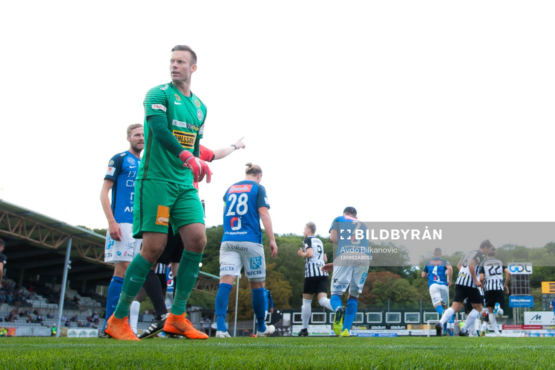 Landskronas målvakt Viktor Noring