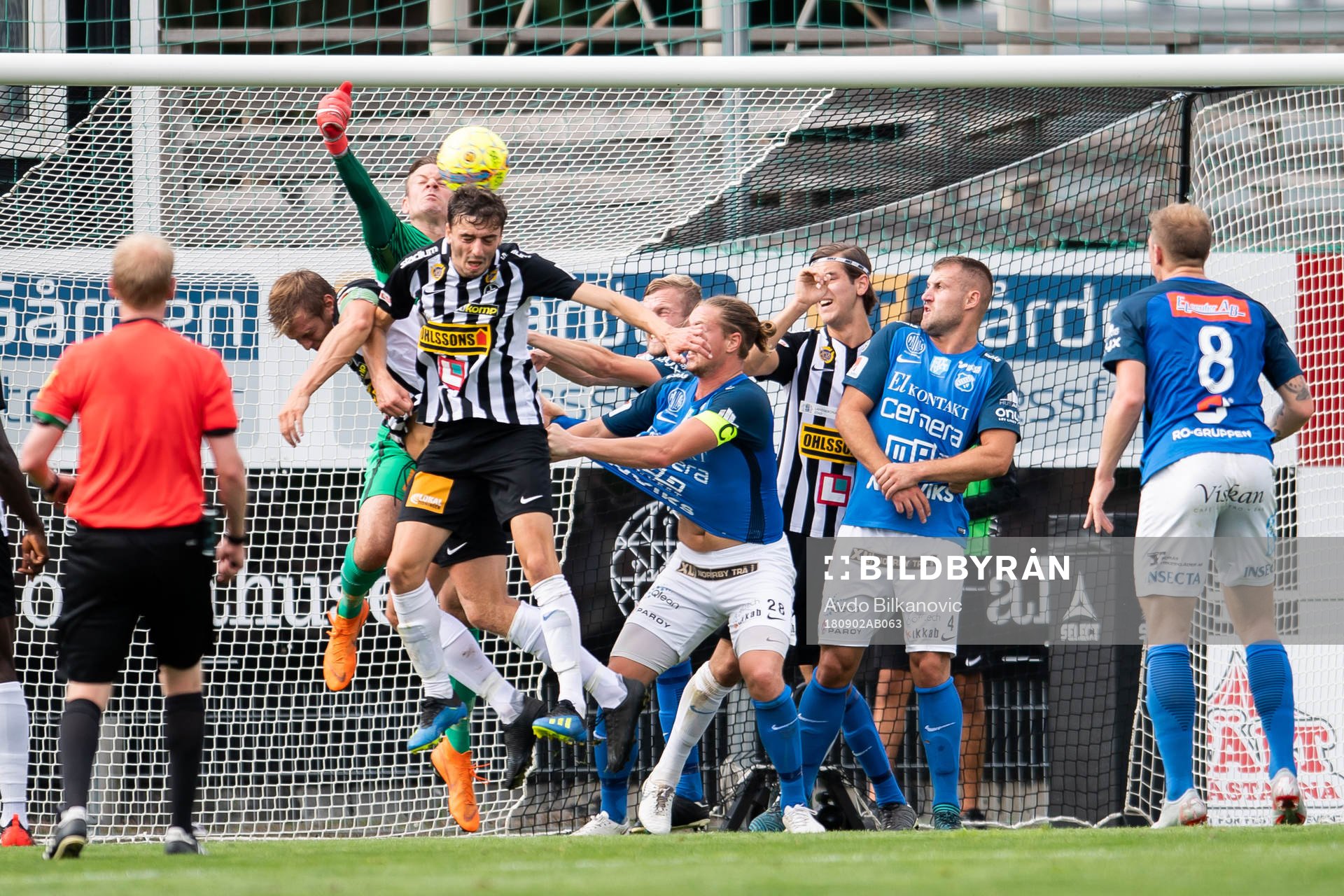Landskronas målvakt Viktor Noring