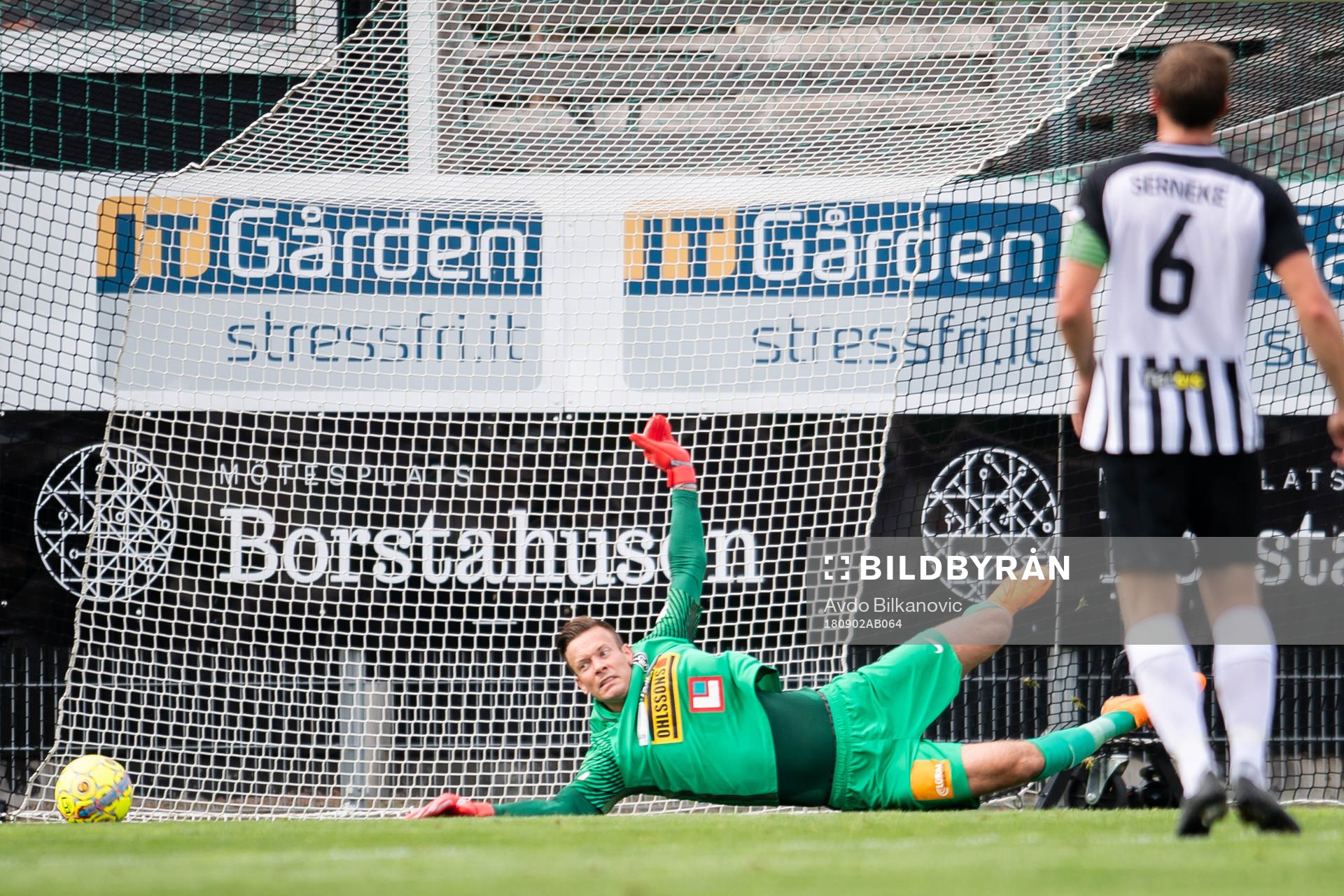 Landskronas målvakt Viktor Noring