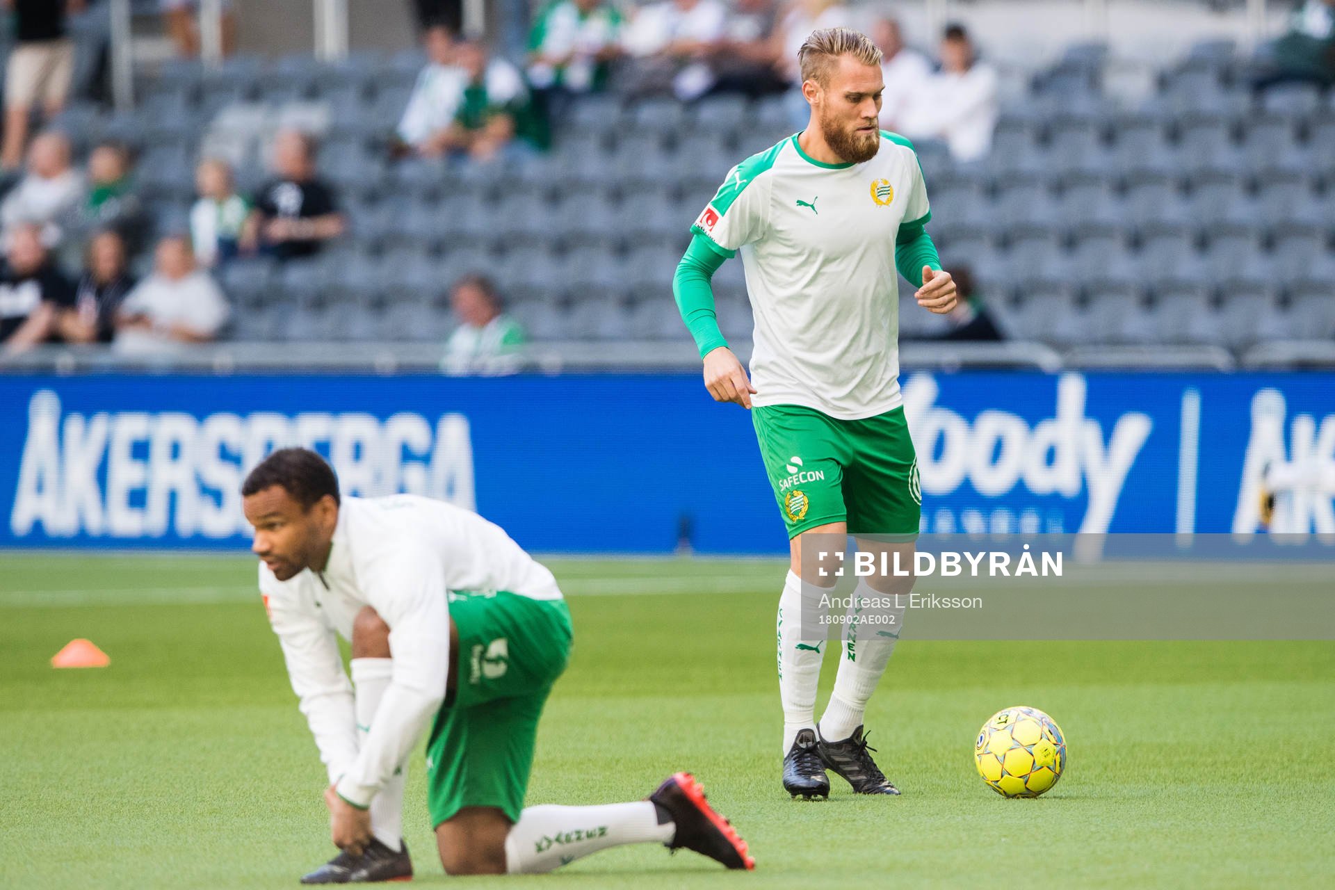 Hammarbys Serge-Junior Martinsson Ngouali och David Fällman