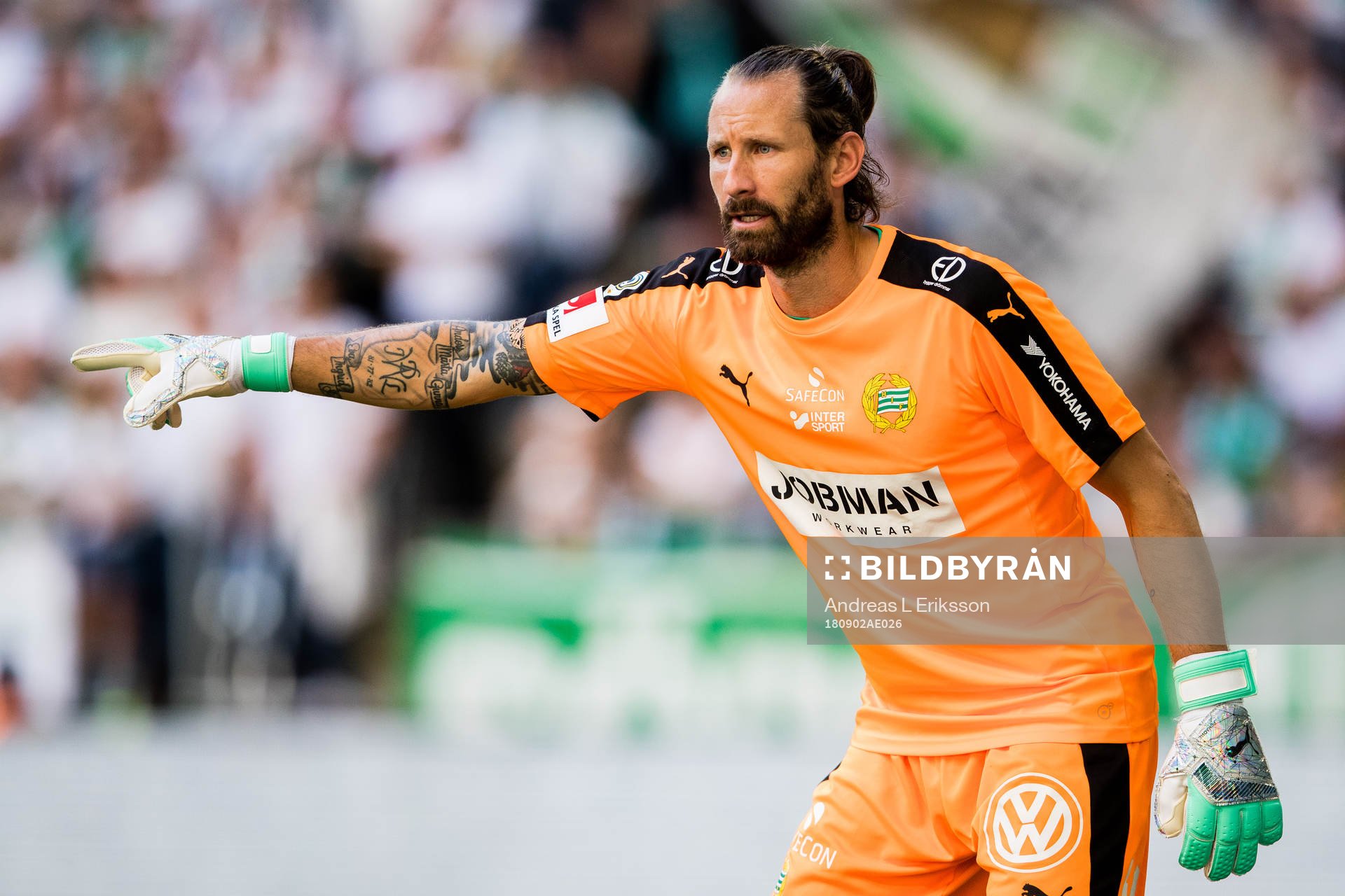 Hammarbys målvakt Johan Wiland