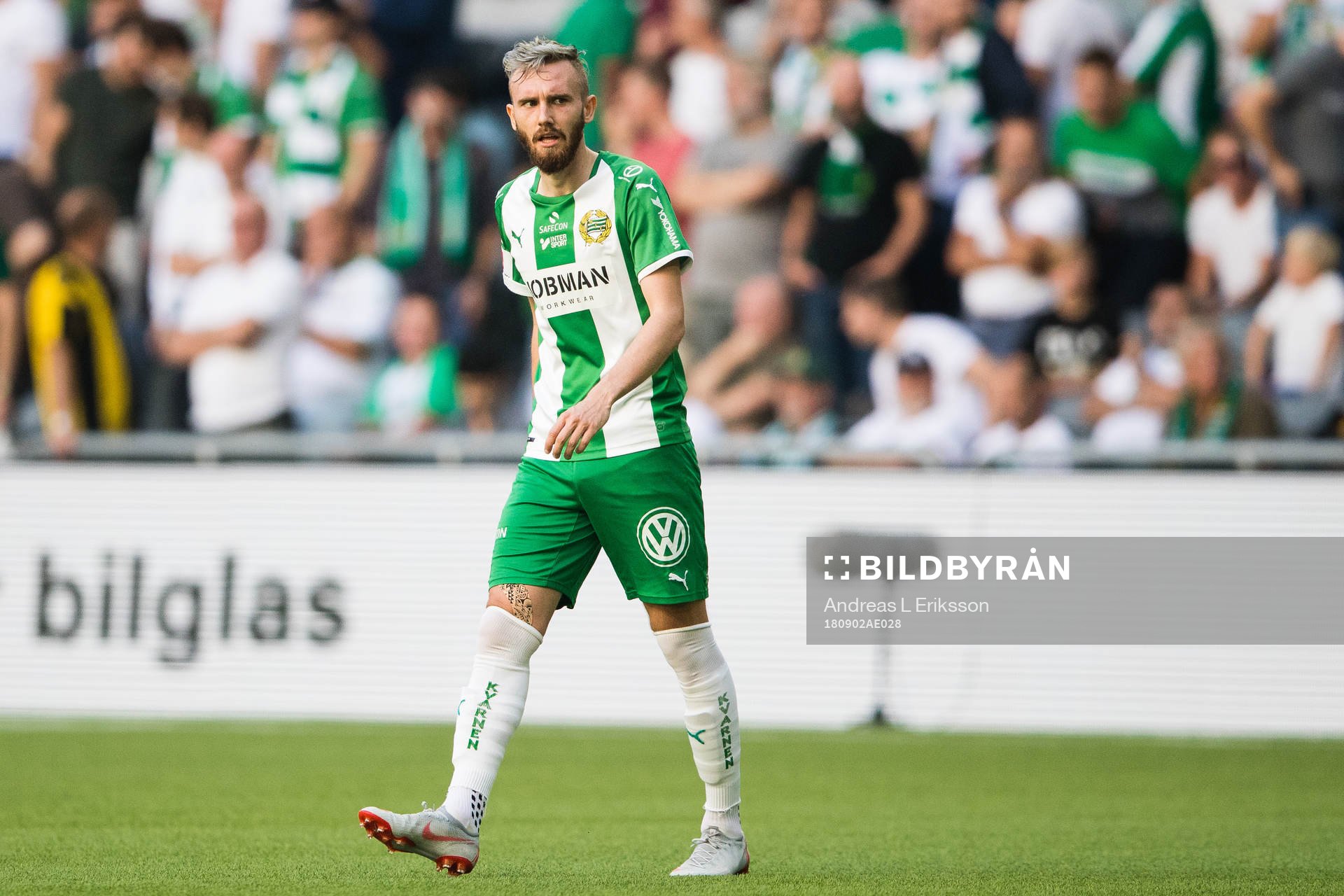 Hammarbys Simon Sandberg deppar