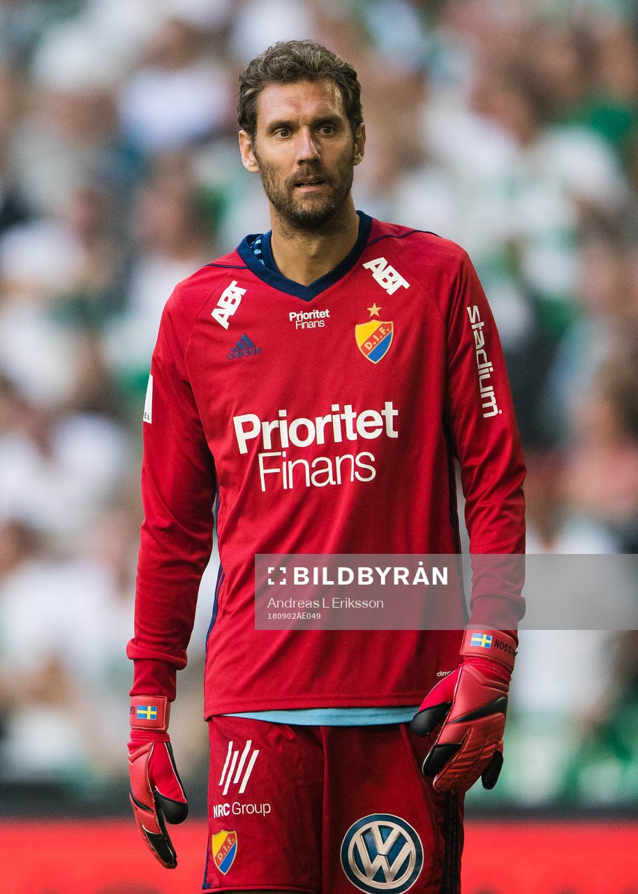 Djurgårdens målvakt Andreas Isaksson