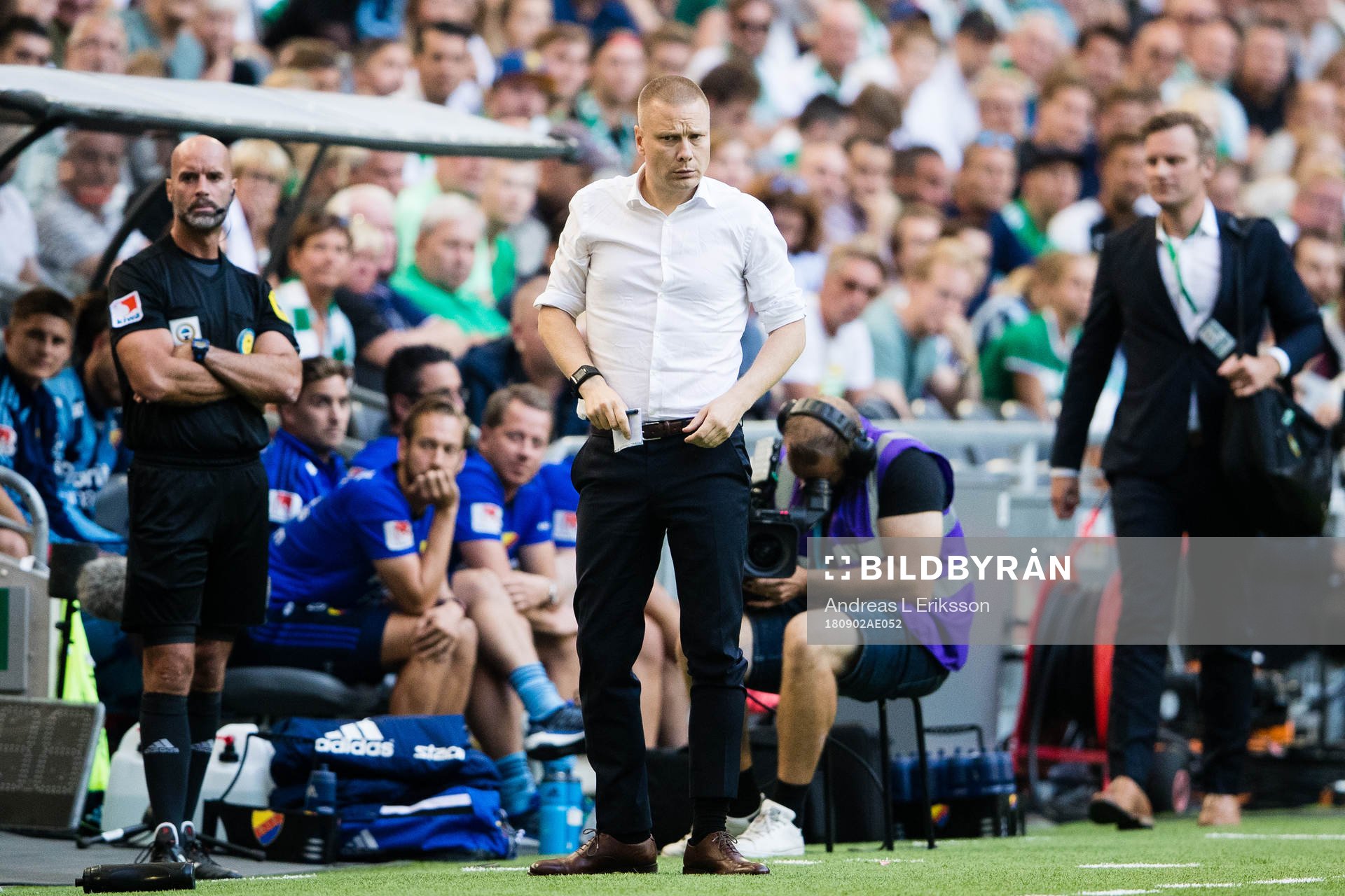 Hammarbys tränare Stefan Billborn