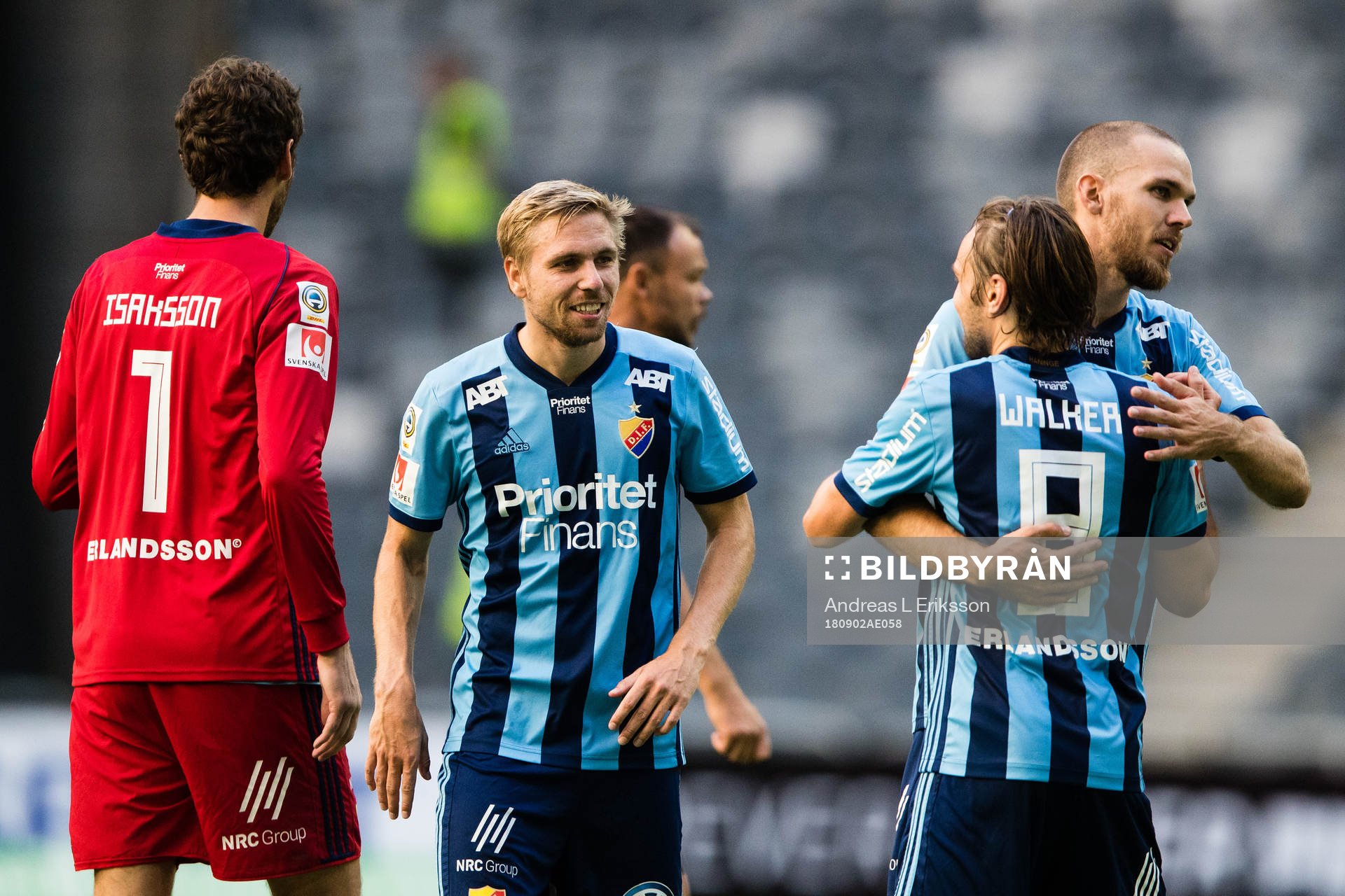 Djurgårdens målvakt Andreas Isaksson, Jonathan Ring,