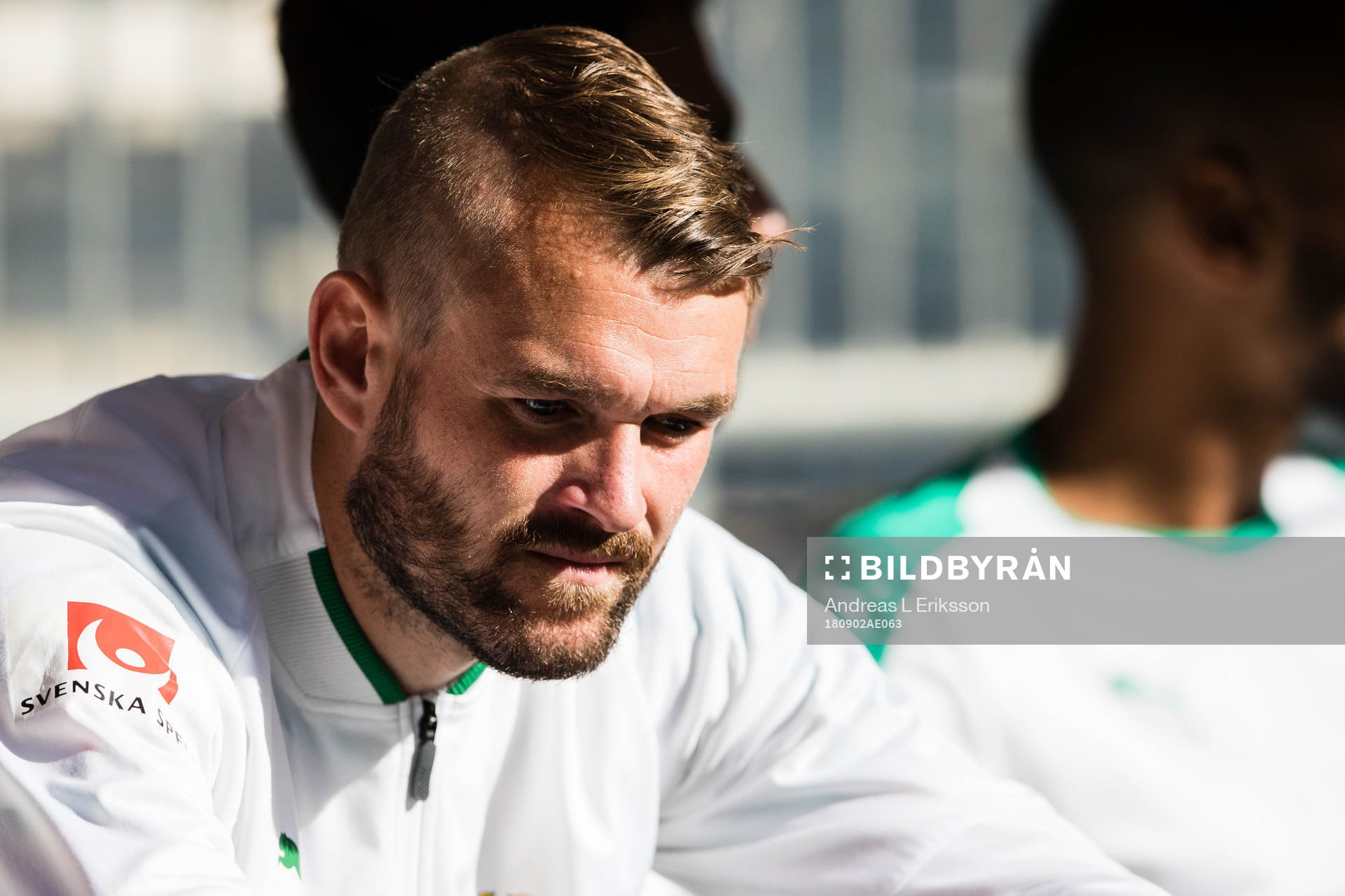 Hammarbys Mads Fenger Nielsen på bänken