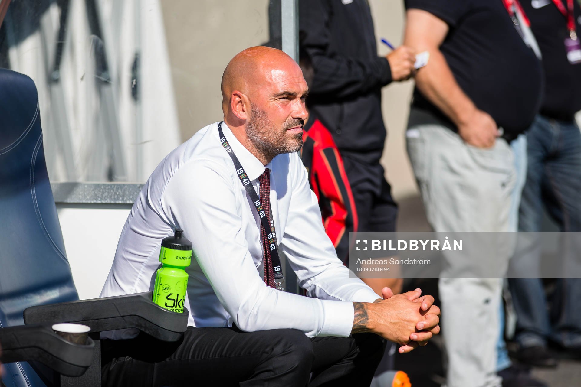 Brommapojkarnas sportchef Daniel Majstorovic sitter på