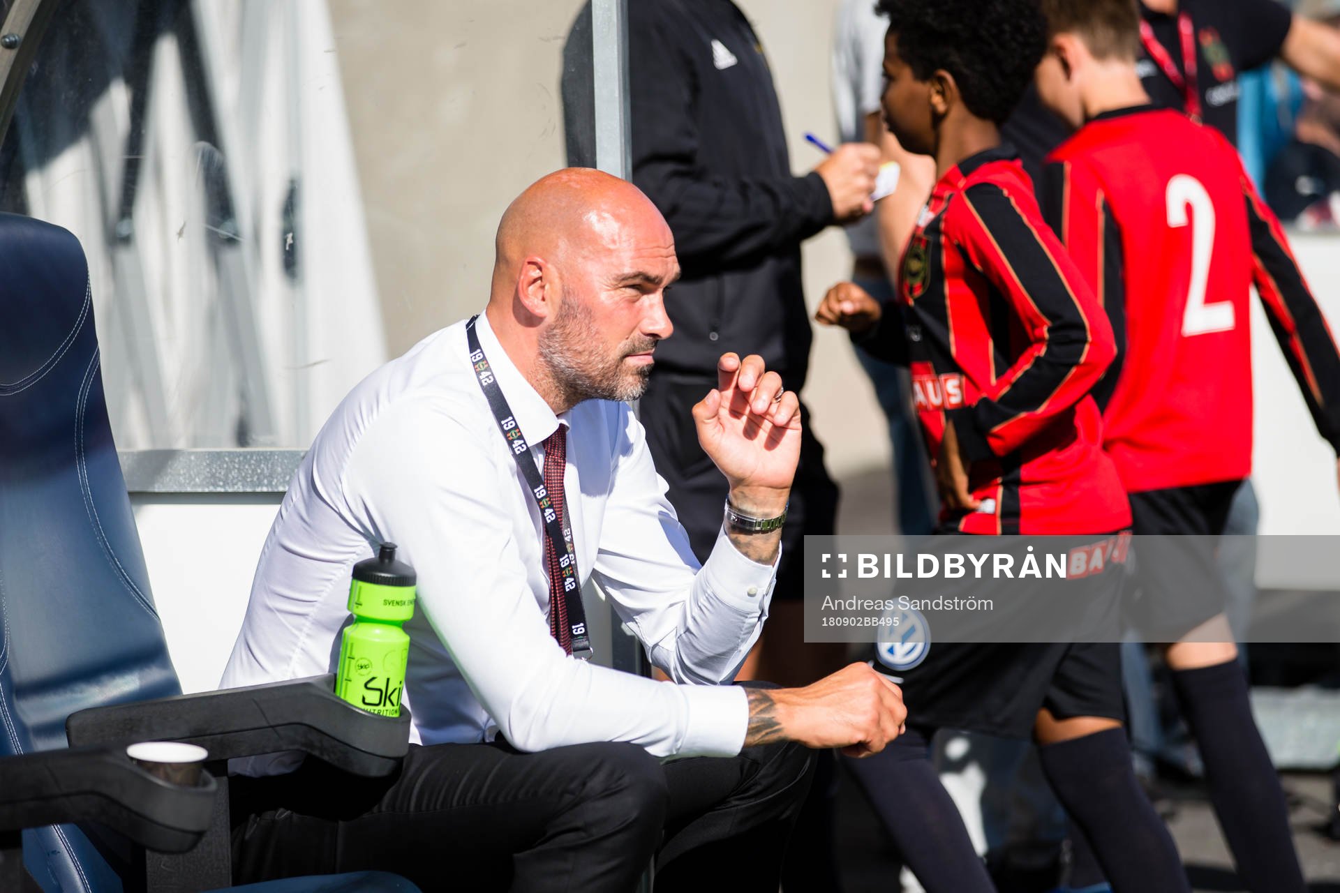 Brommapojkarnas sportchef Daniel Majstorovic sitter på