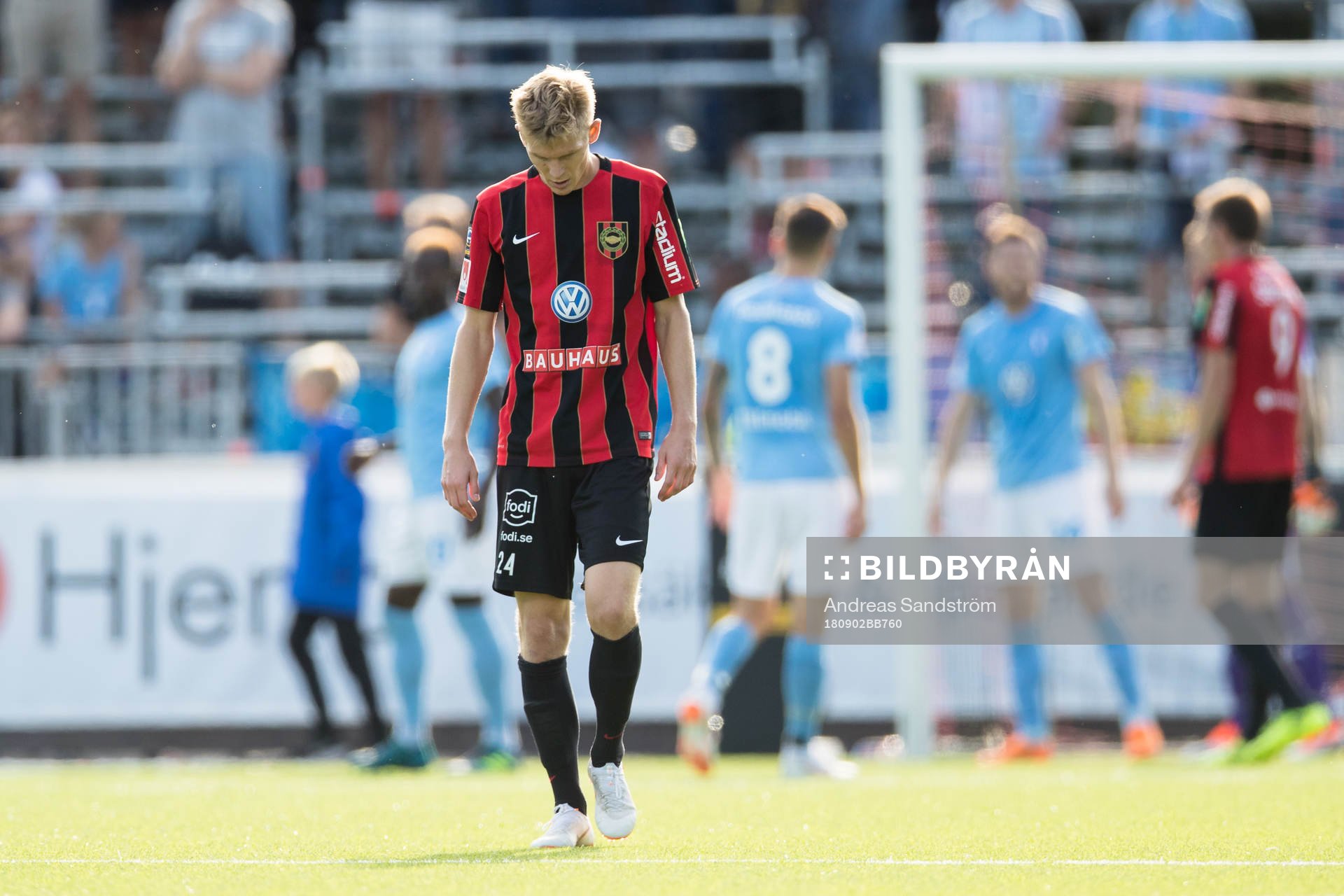 Brommapojkarnas Fritiof Björkén deppar