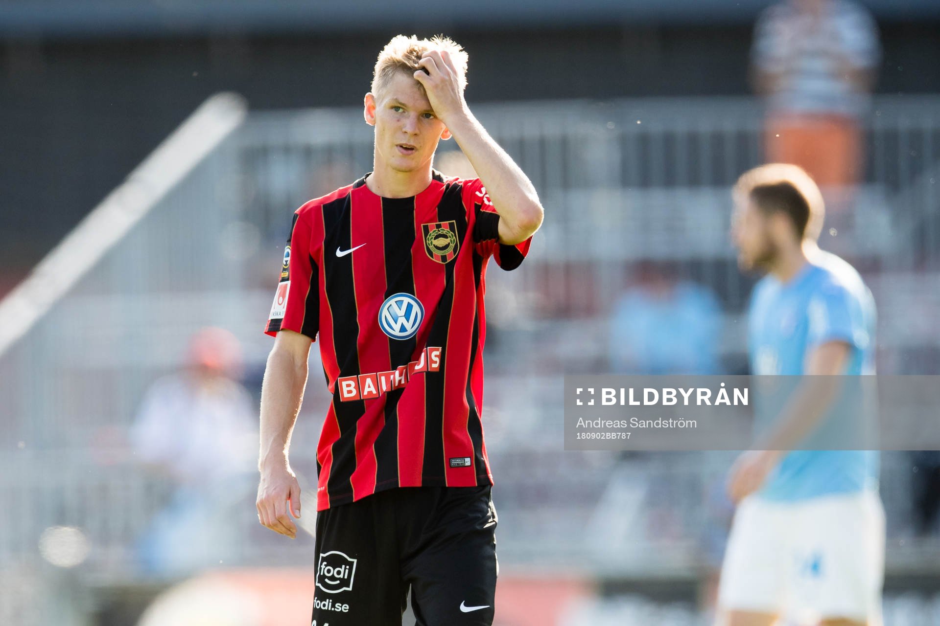 Brommapojkarnas Fritiof Björkén deppar