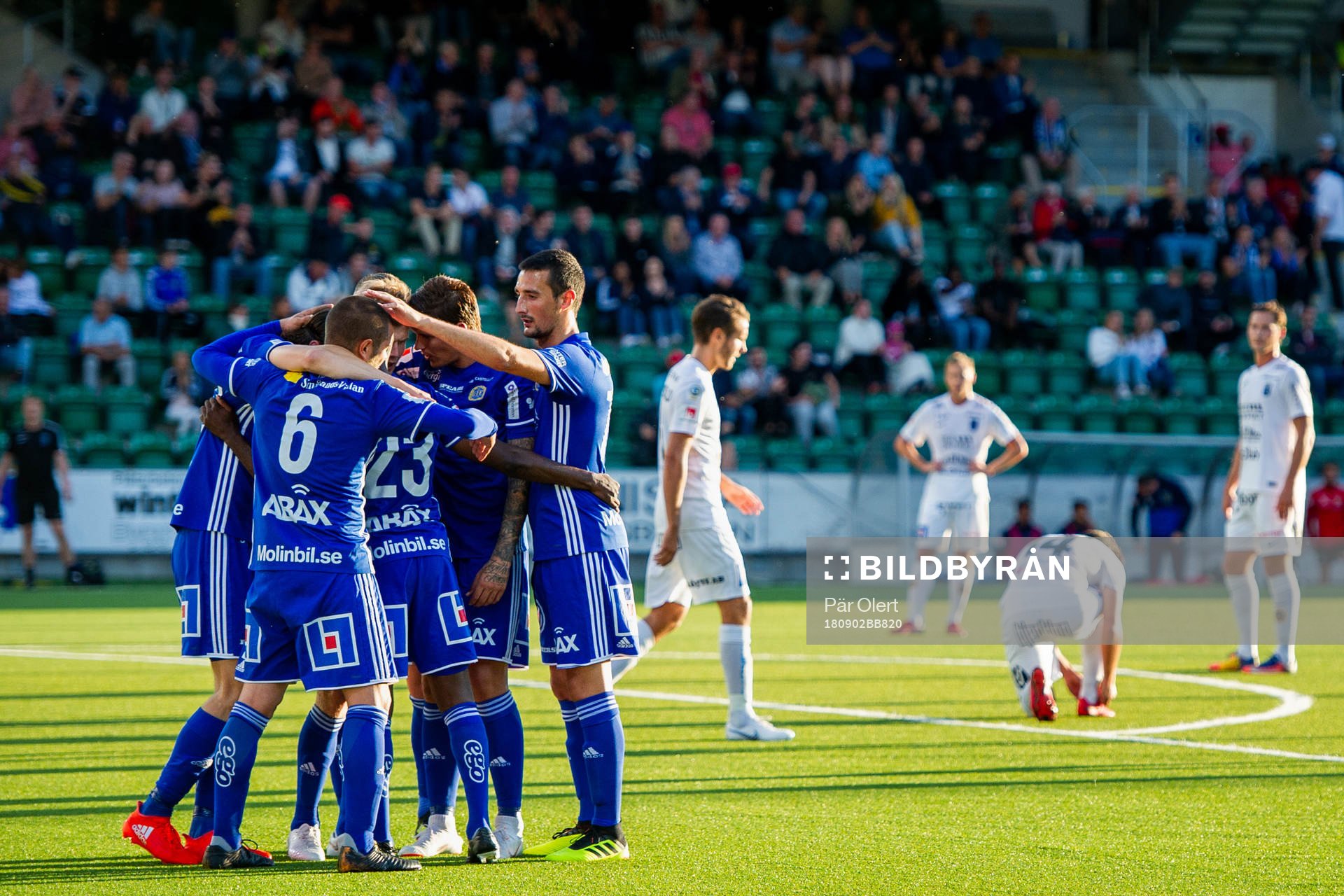 Sundsvalls spelare jublar