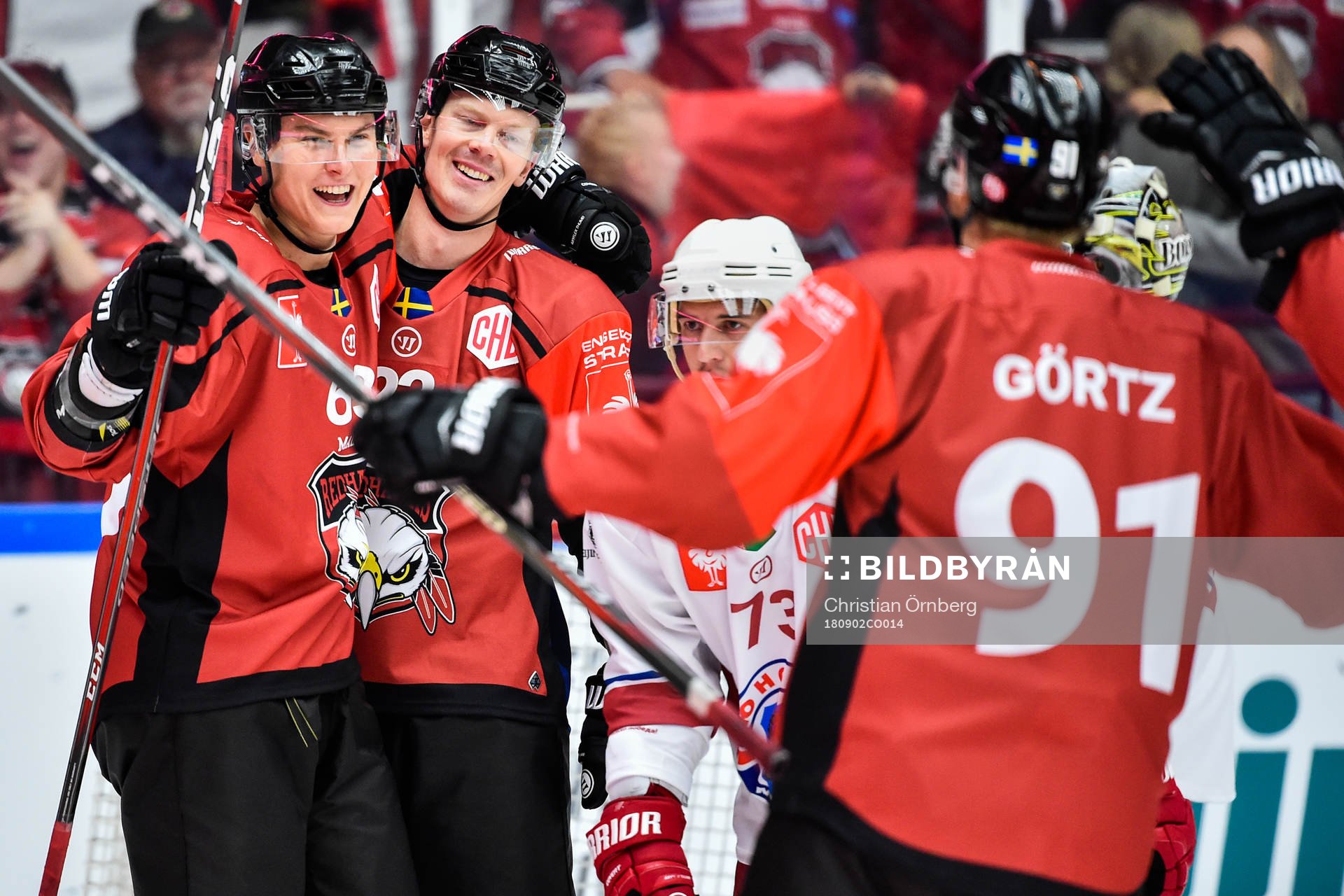 Christoffer Forsberg, Max Görtz and Lars Bryggman of